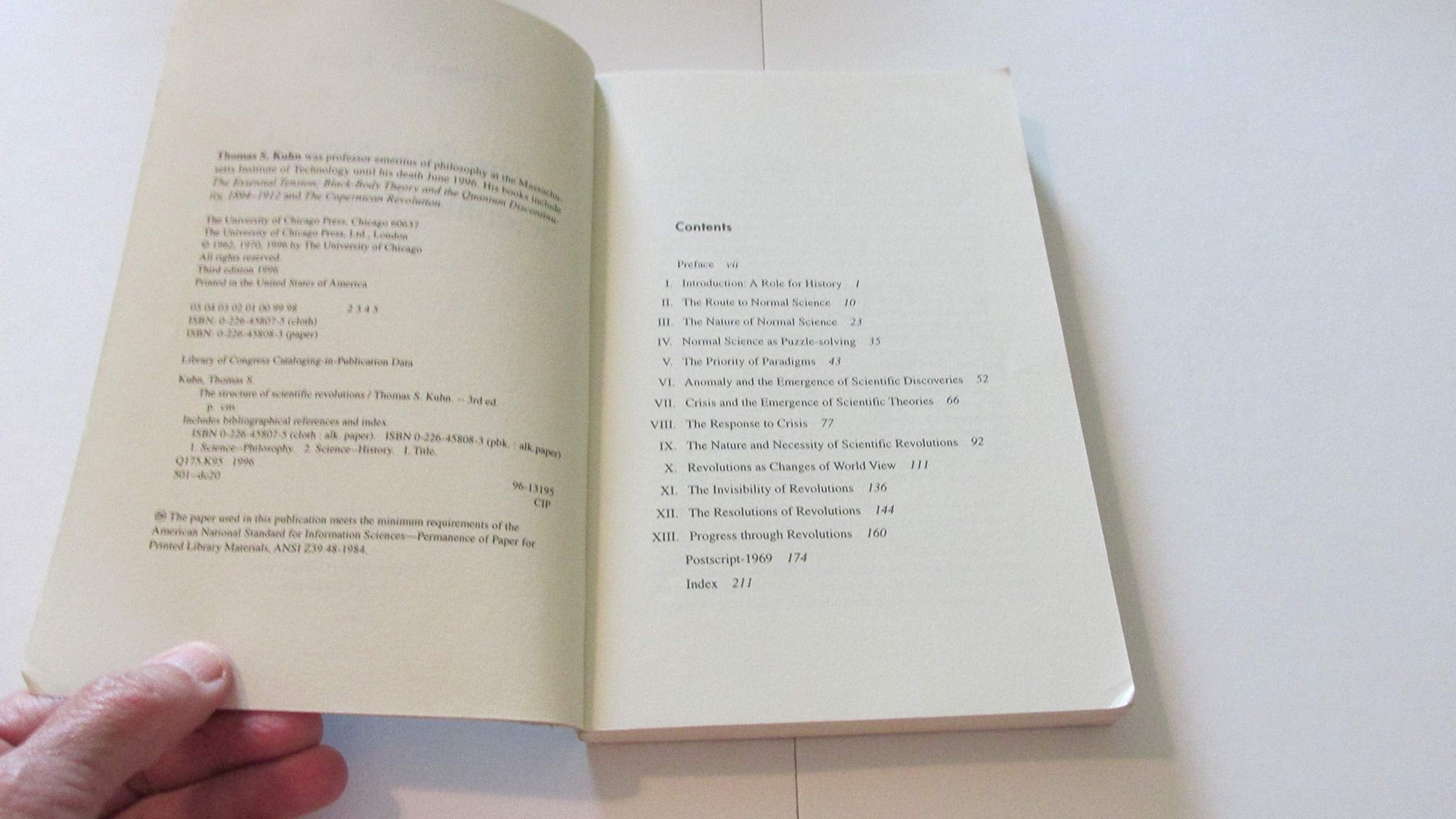 The Structure of Scientific Revolutions used book depot