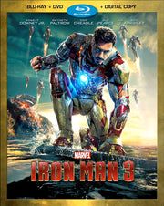 Iron Man 3 (Two-Disc Blu-ray / DVD + Digital Copy) used book depot