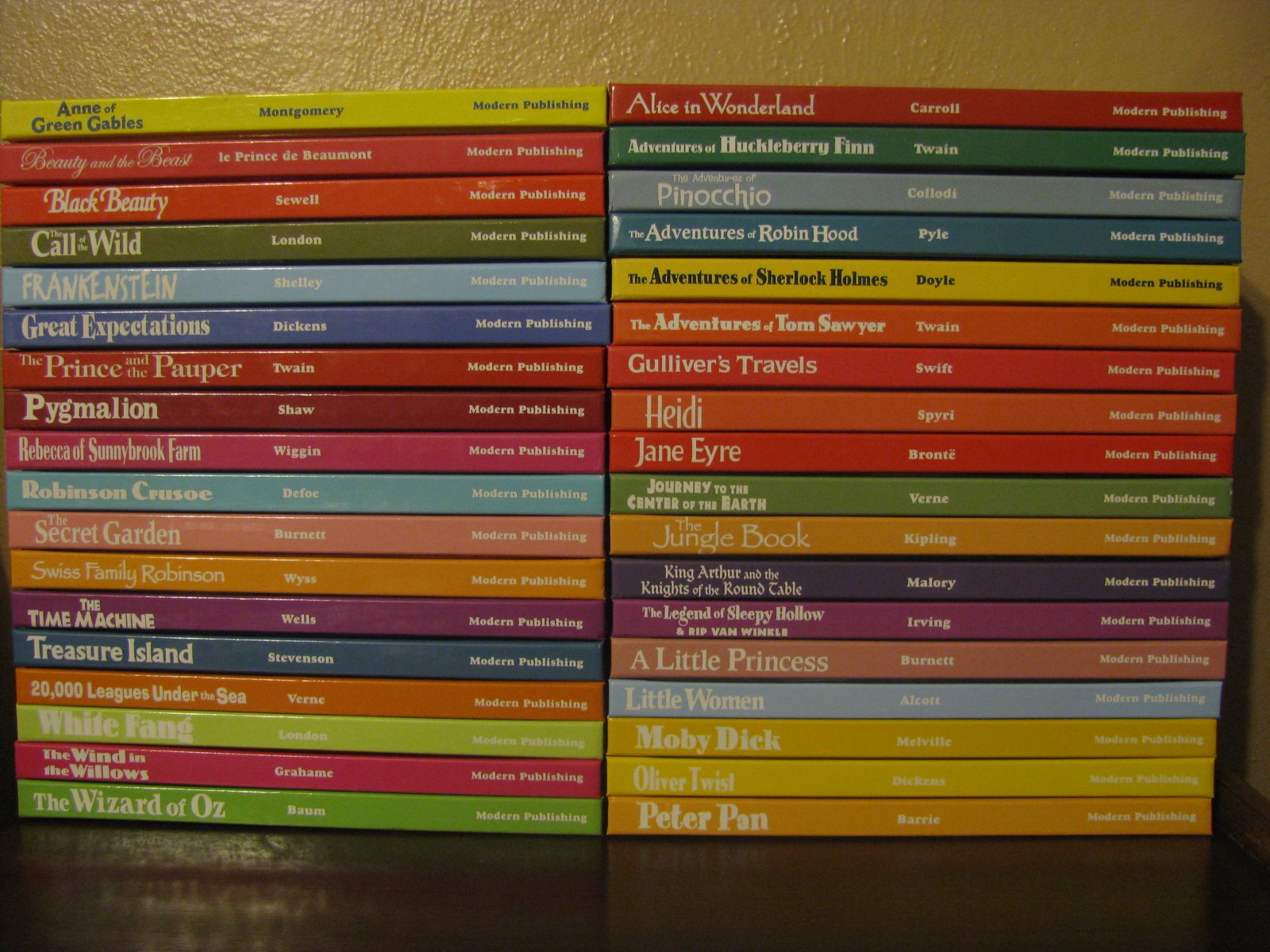 Treasury of Illustrated Classics 36 Book Library used book depot