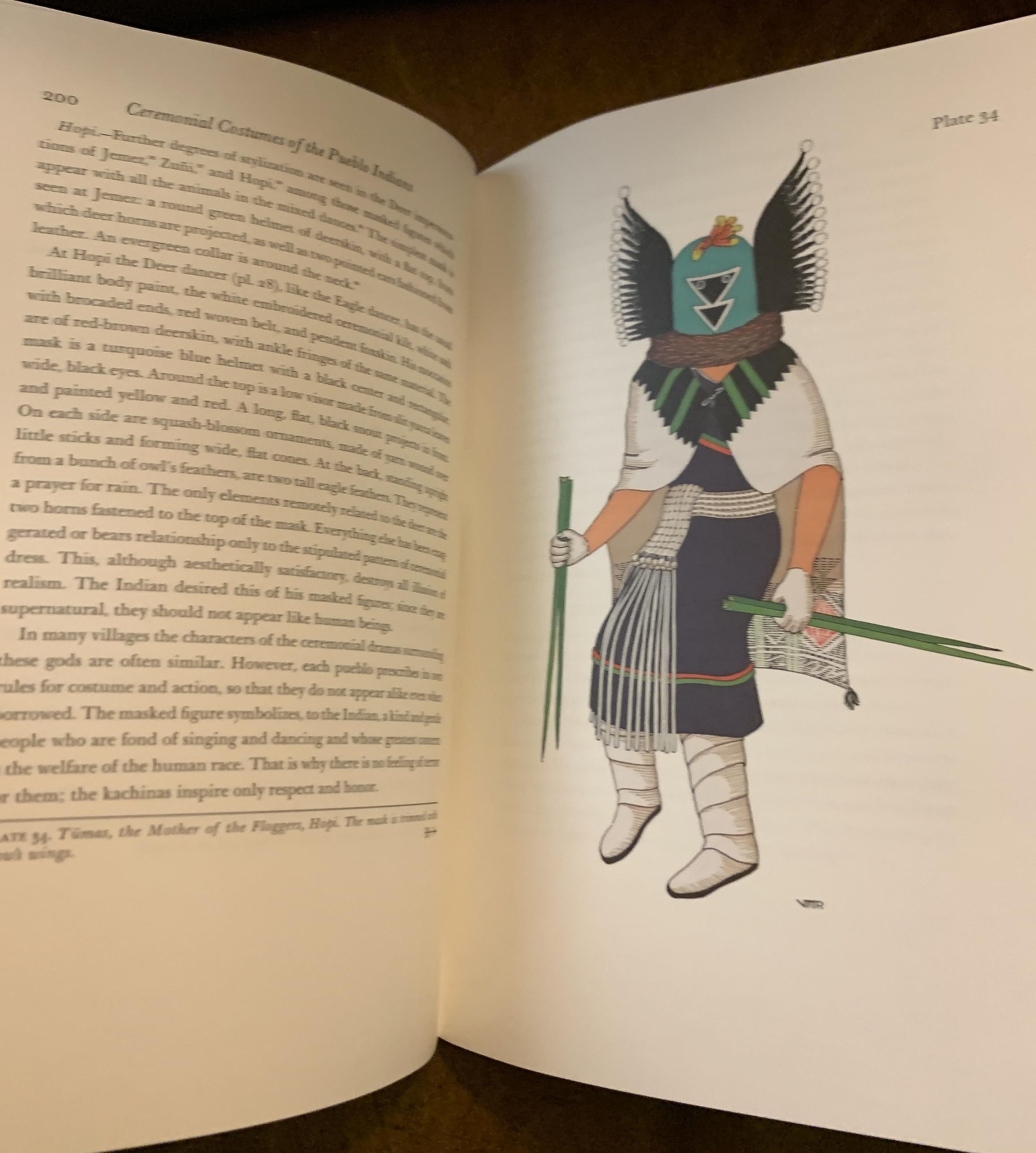 Ceremonial Costumes of the Pueblo Indians: Their Evolution, Fabrication, and Significance in the Prayer Drama used book depot
