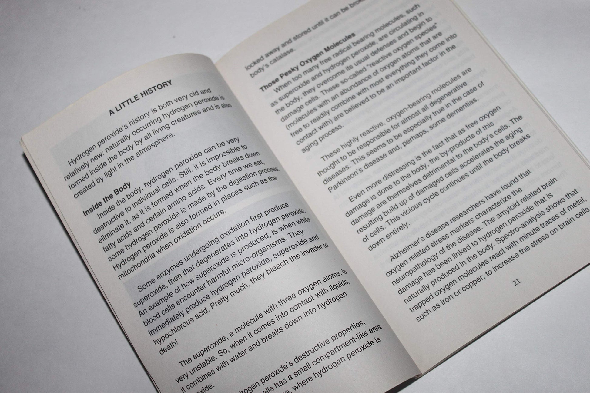 The Magic of Hydrogen Peroxide used book depot