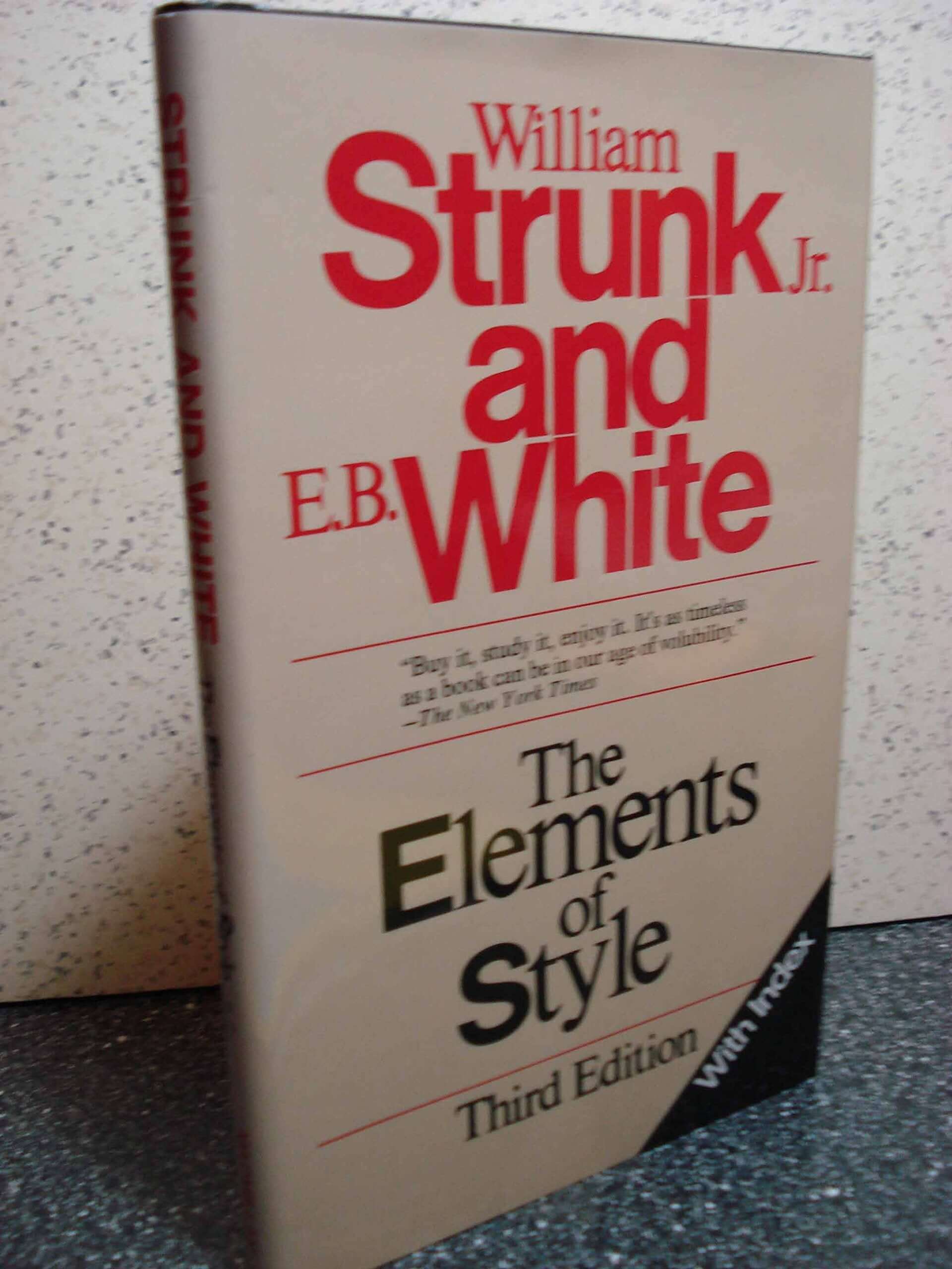 The Elements of Style, Third Edition used book depot