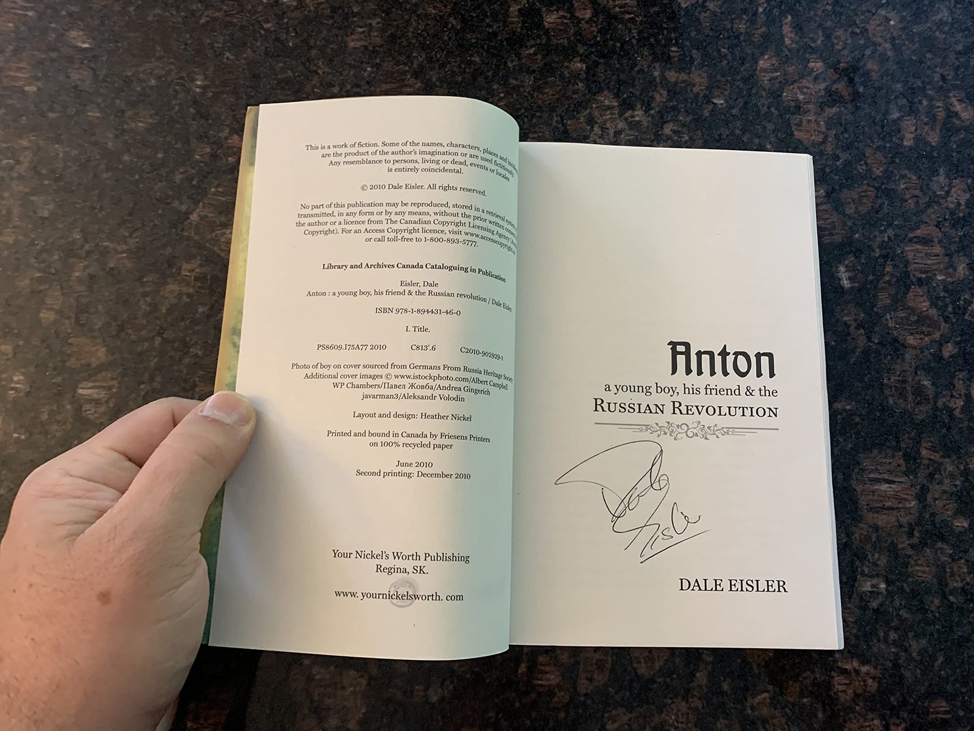 "Anton: A Young Boy, His Friend and the Russian Revolution" used book depot