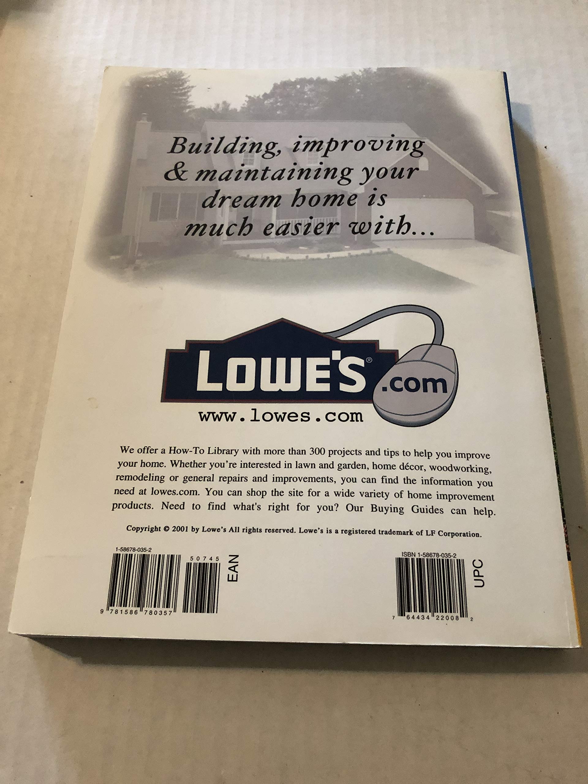 Lowe's Home Plans - Dream Homes (Lowe's Signture Series) used book depot