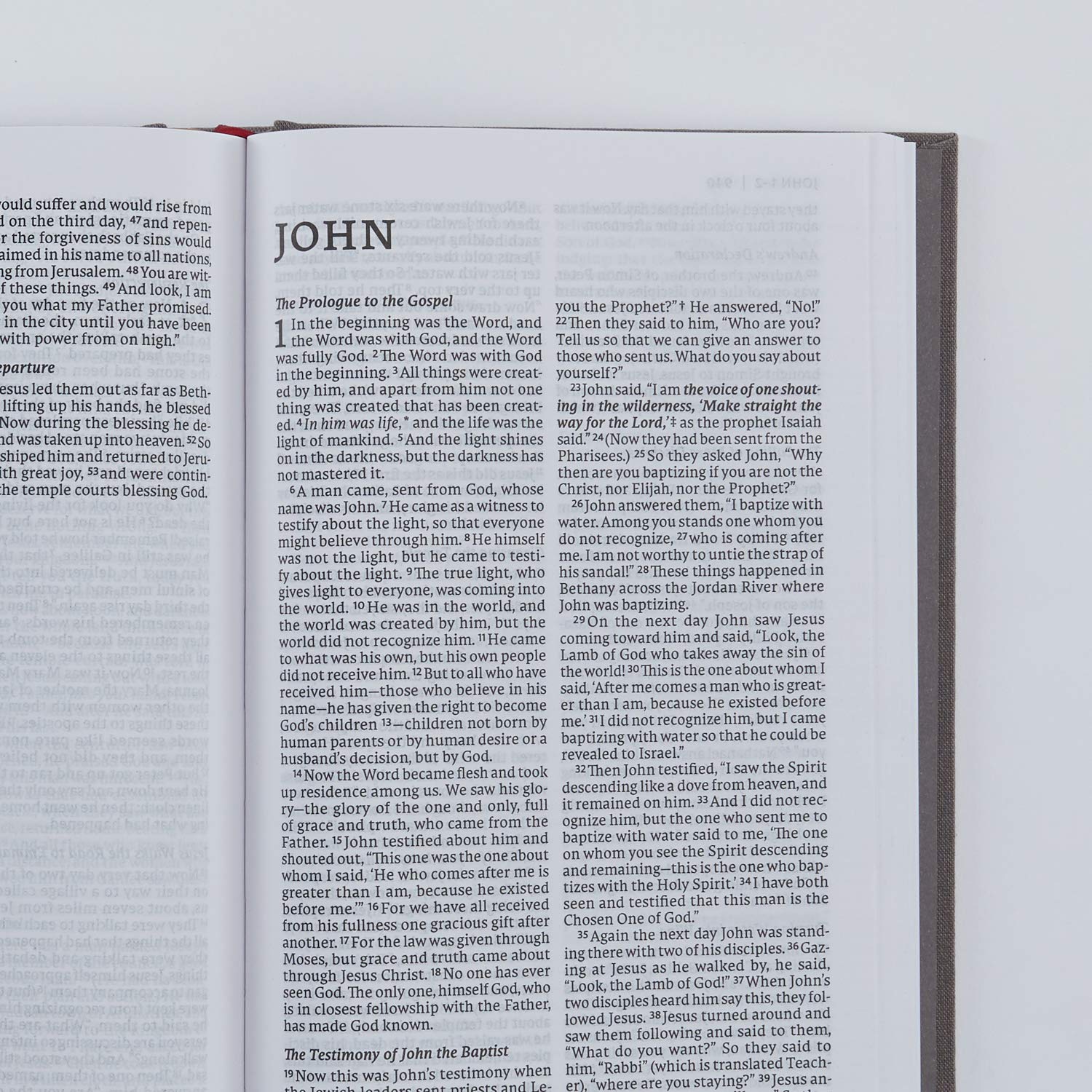 NET Bible, Thinline, Cloth over Board, Gray, Comfort Print: Holy Bible used book depot
