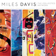 Miles Davis: The Collected Artwork cover featuring vibrant abstract paintings by the legendary musician Miles Davis.