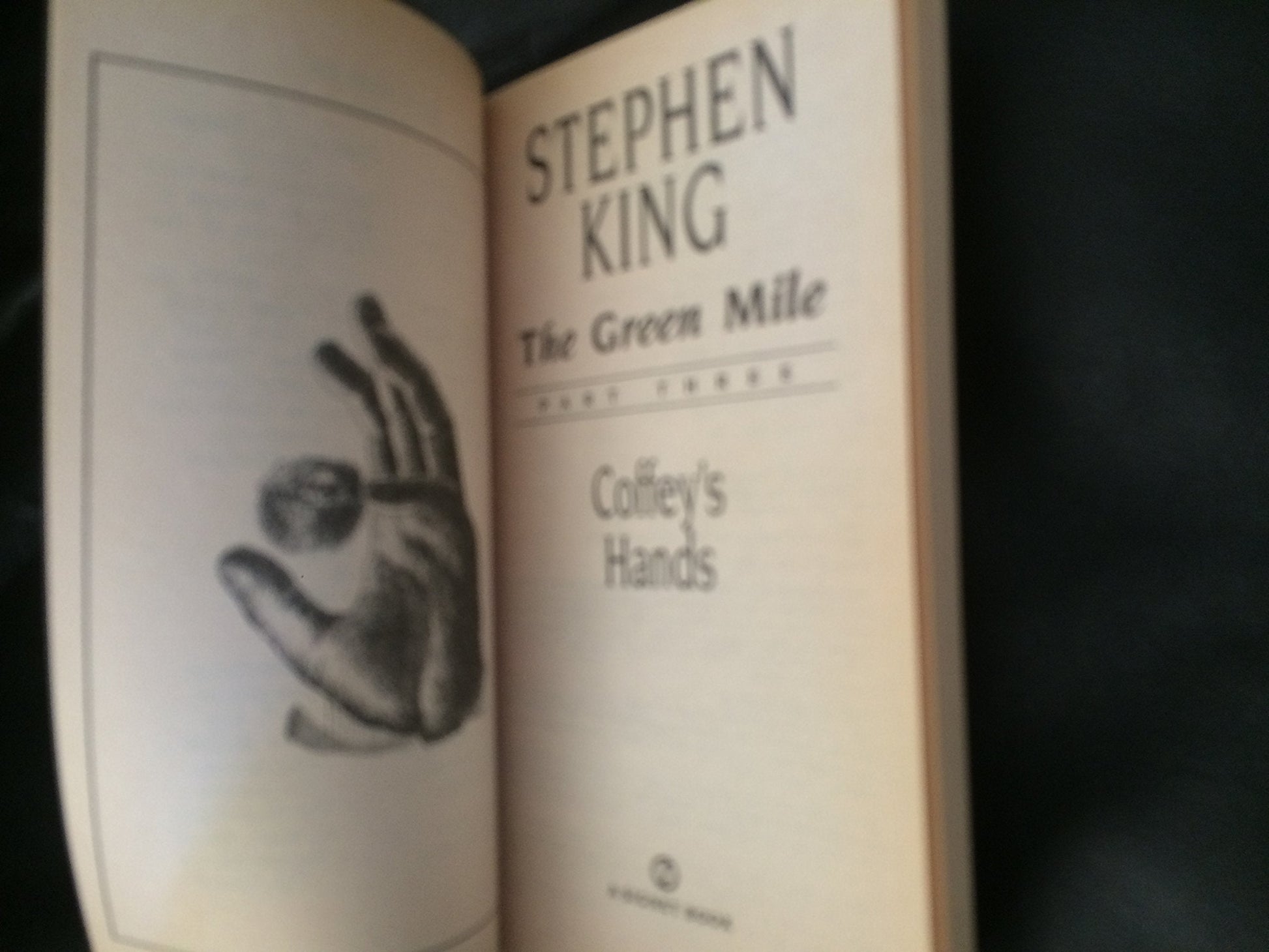 Coffey's Hands (The Green Mile, Part 3) used book depot