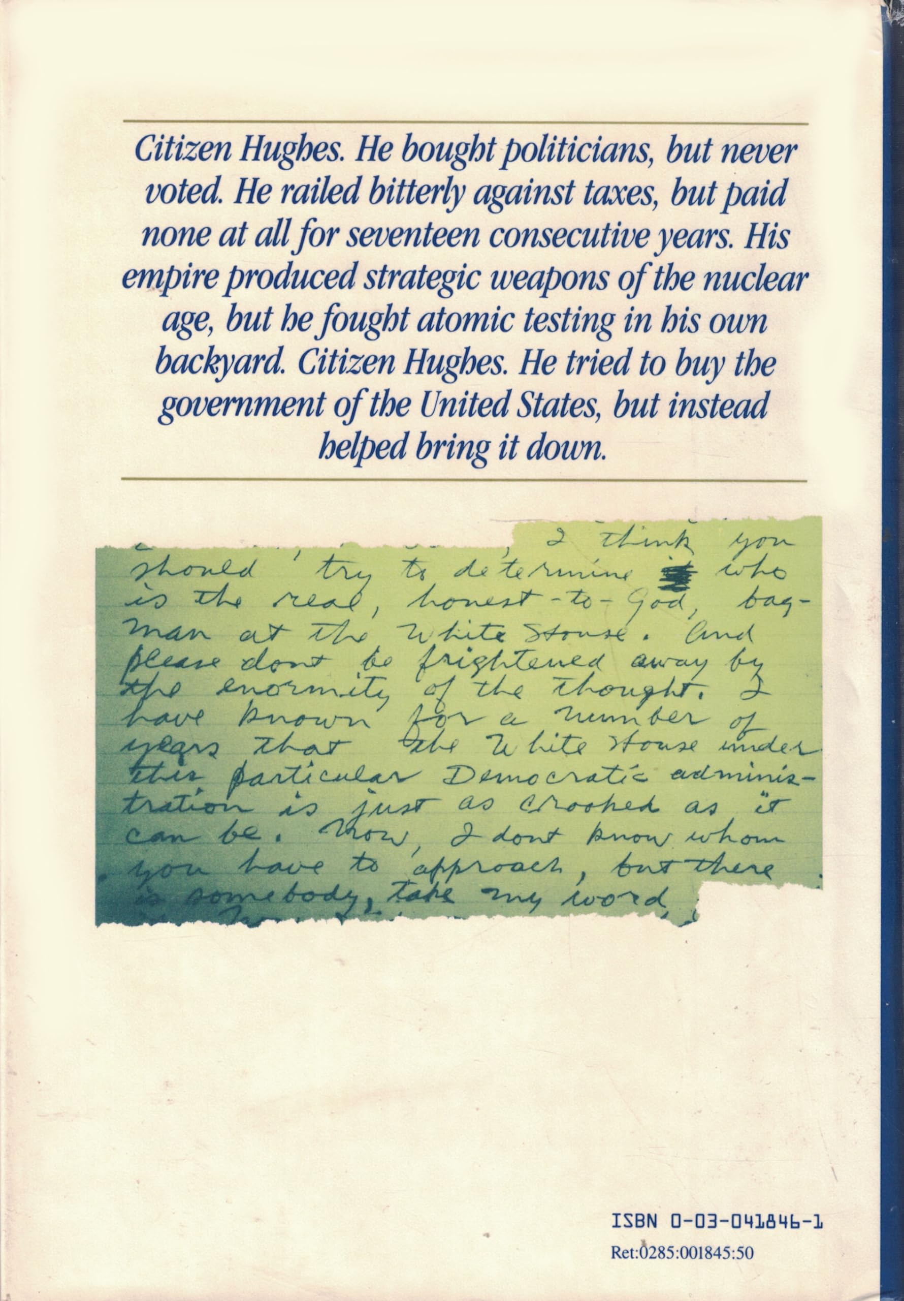 Citizen Hughes used book depot