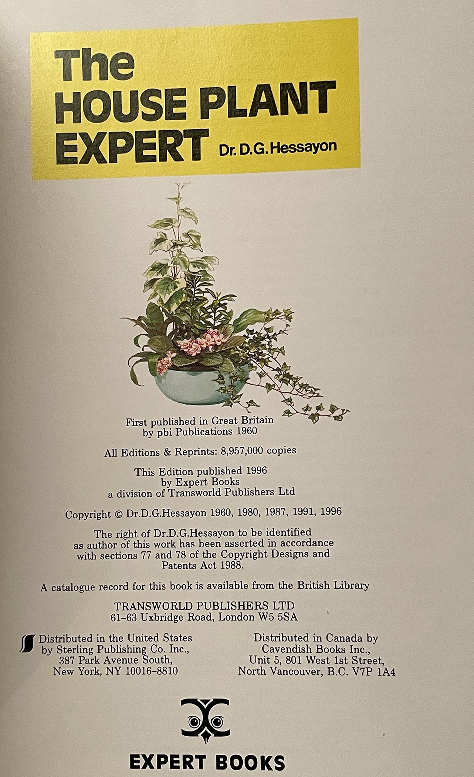 The House Plant Expert (Expert Series) used book depot