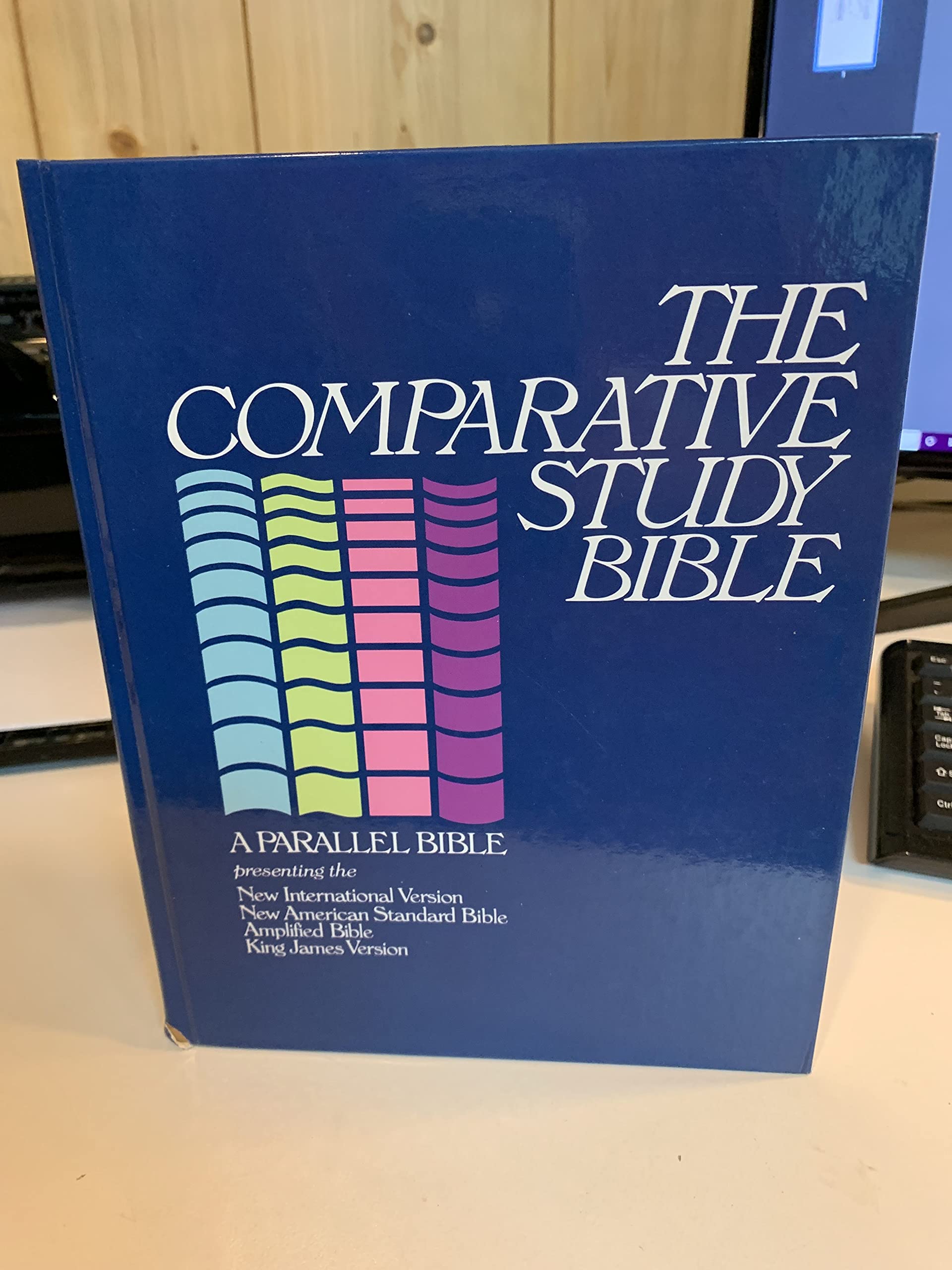 The Comparative Study Bible: A Parallel Bible Presenting the NIV, NASB, Amplified Bible, and KJV used book depot