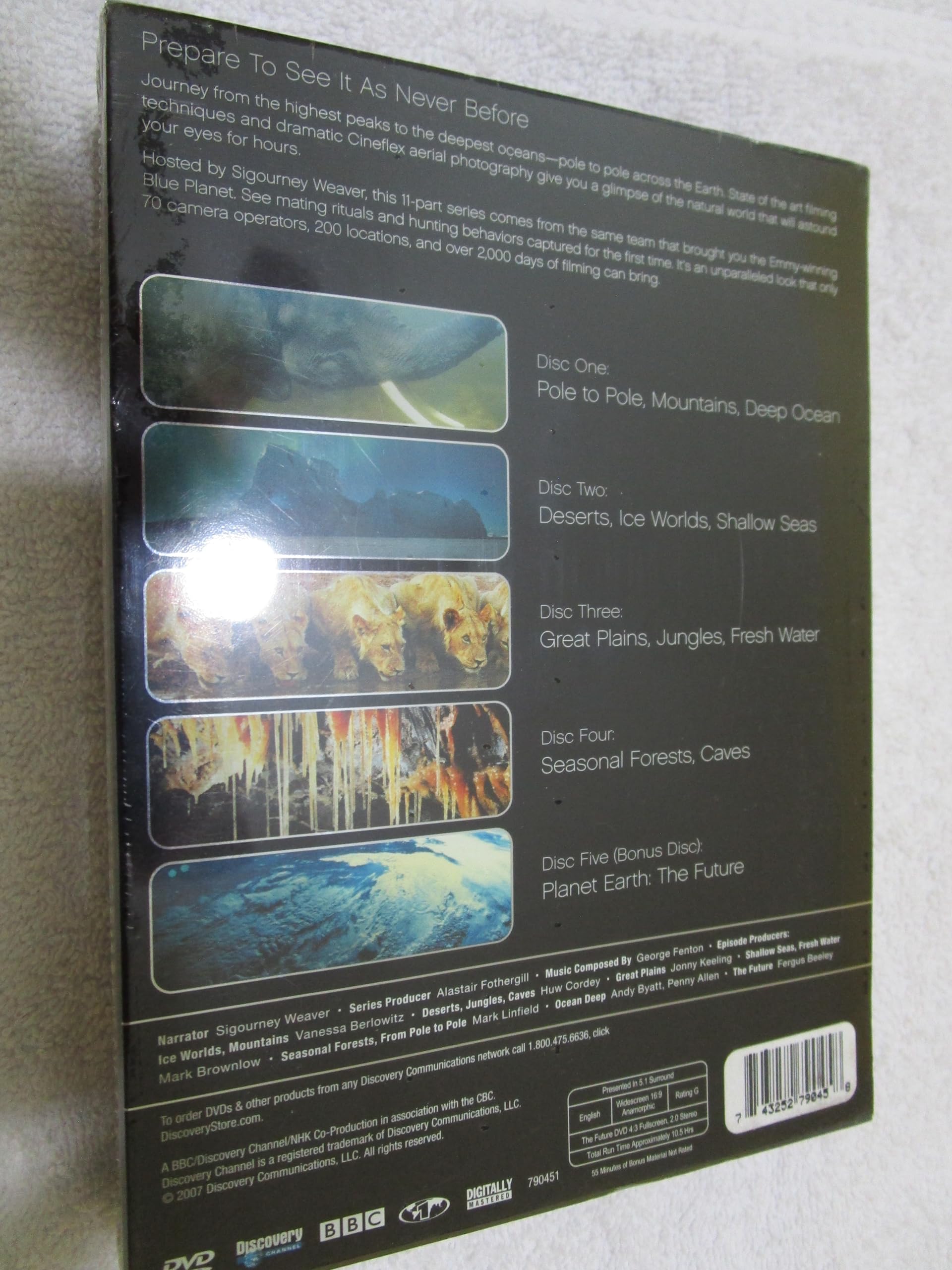 Planet Earth 5-Dvd Collector's Edition Boxed Set! Discovery Channel used book depot