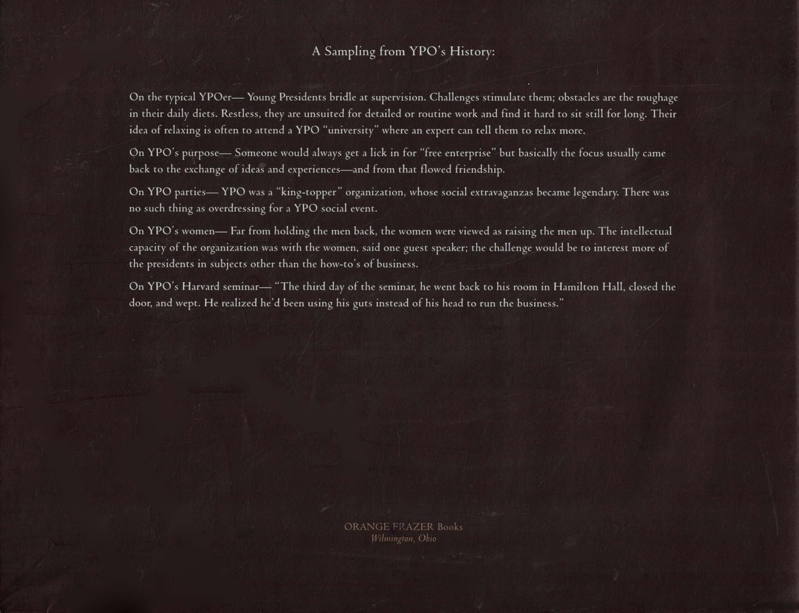 YPO: The First Fifty Years
