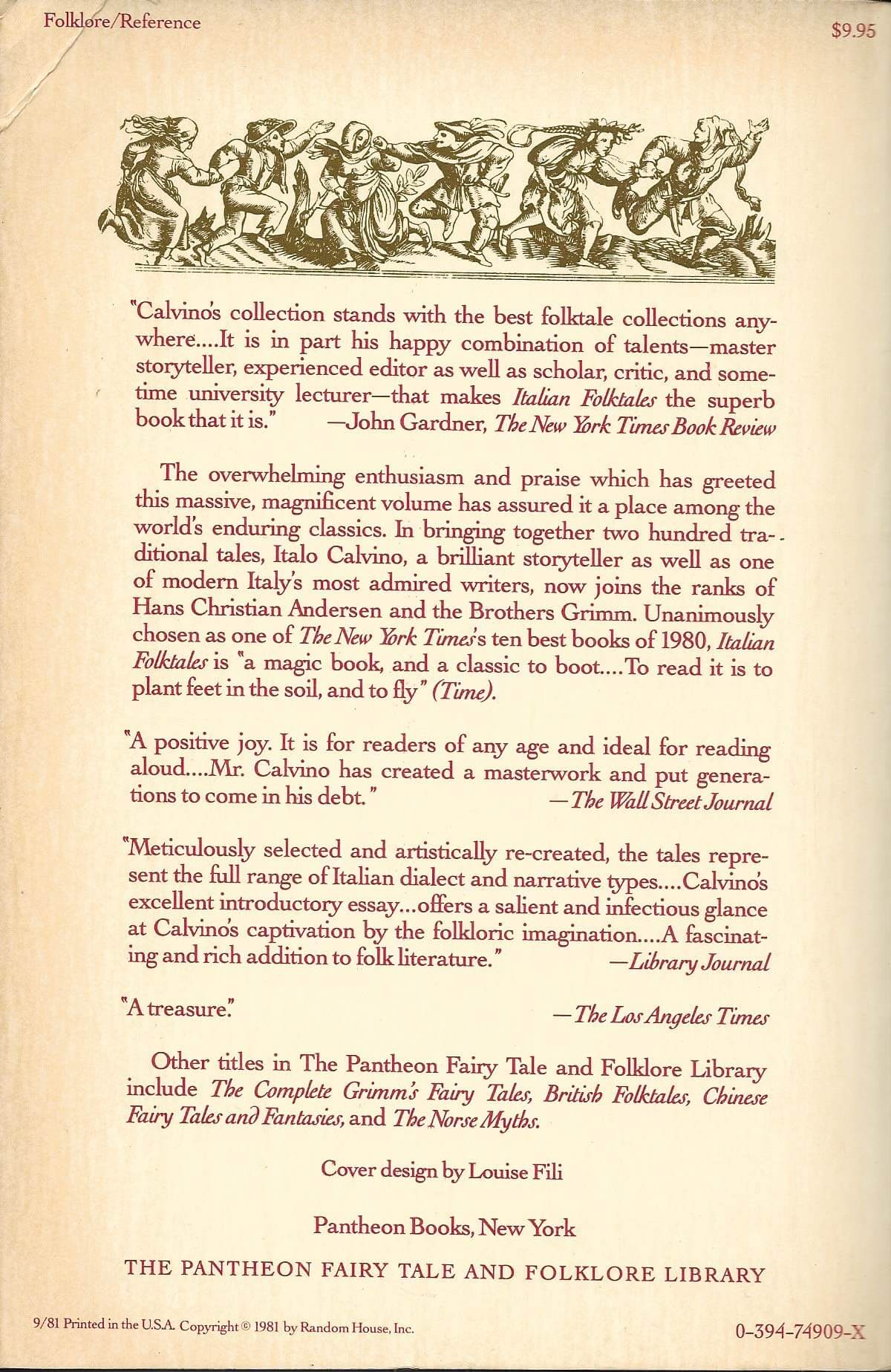 ITALIAN FOLKTALES used book depot