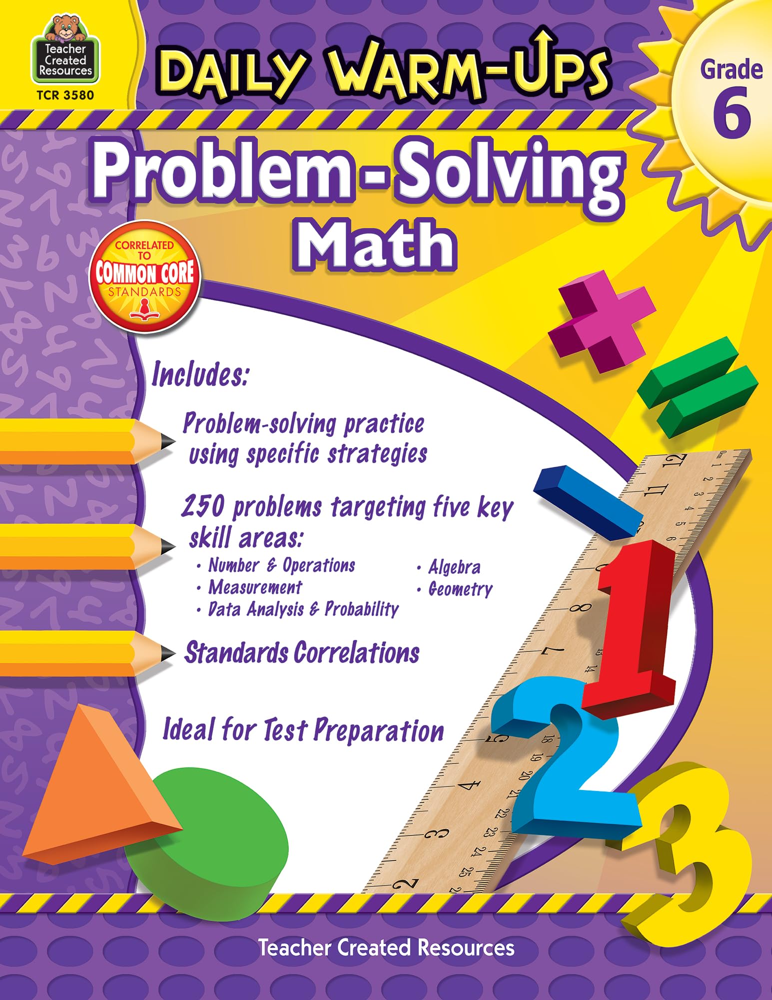 Daily Warm-Ups: Problem Solving Math Grade 6: Problem Solving Math Grade 6 (Daily Warm-Ups: Word Problems) used book depot