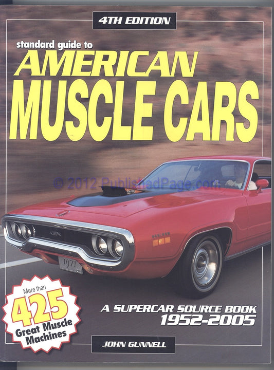 Standard Guide to American Muscle Cars: A Supercar Source Book 19522005 Gunnell, John