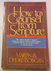 How to Counsel from Scripture used book depot