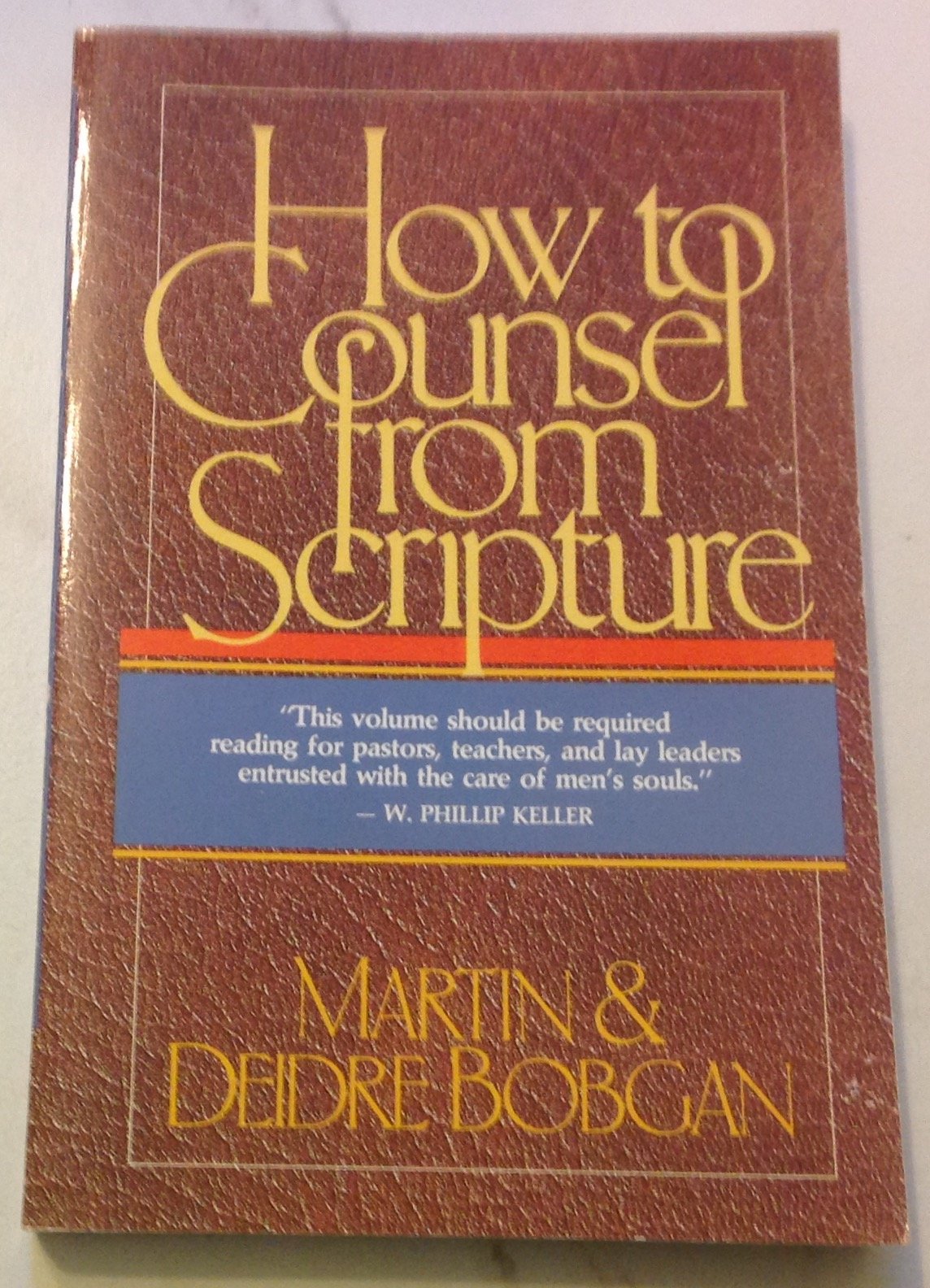 How to Counsel from Scripture used book depot