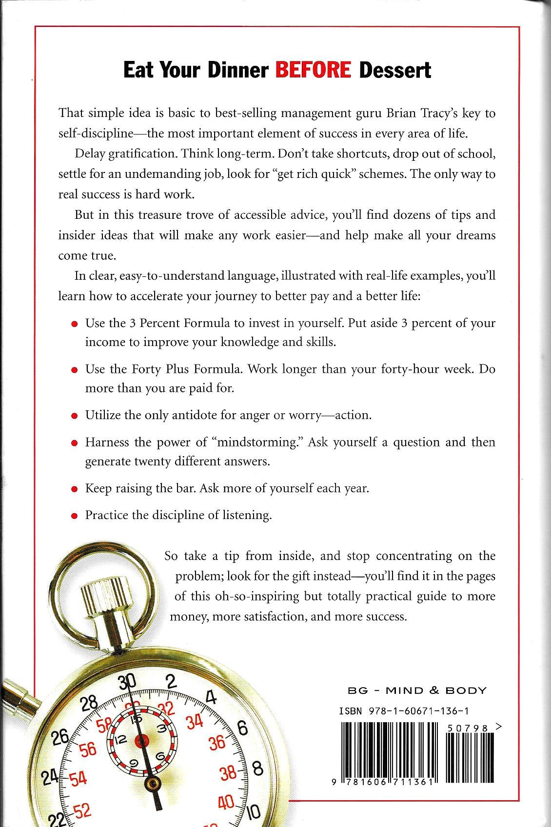 No Excuses! The Power of Self-discipline by Brian Tracy (2012) Hardcover