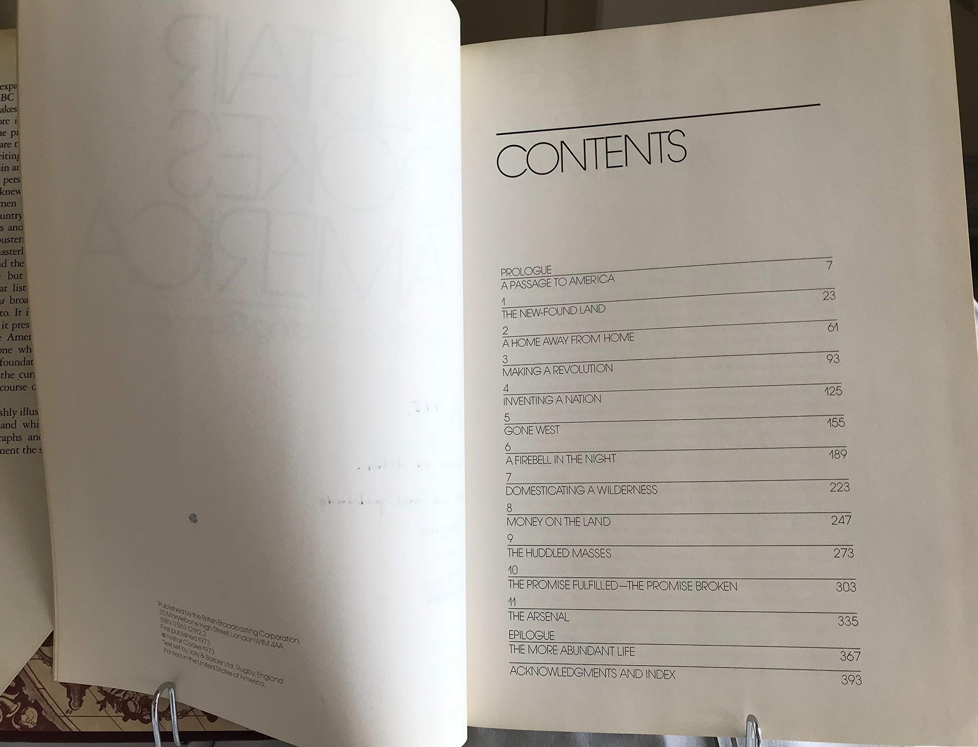 Alistair Cooke's America used book depot