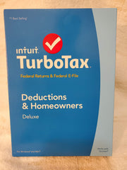 Turbotax 2014 Deluxe Tax Software CD FEDERAL RETURNS ONLY [PC & Mac] [Old Version] used book depot