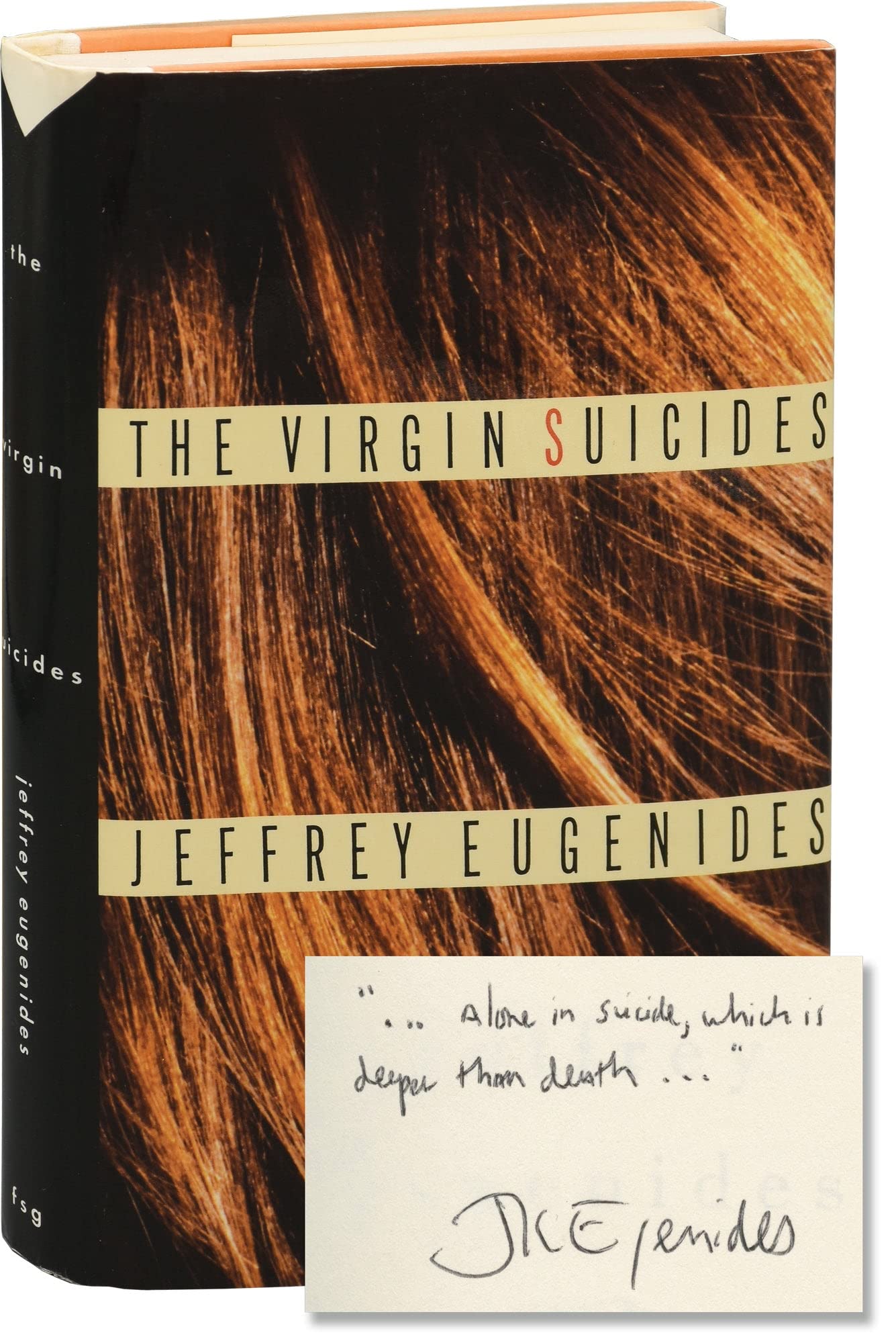 The Virgin Suicides: A Novel used book depot
