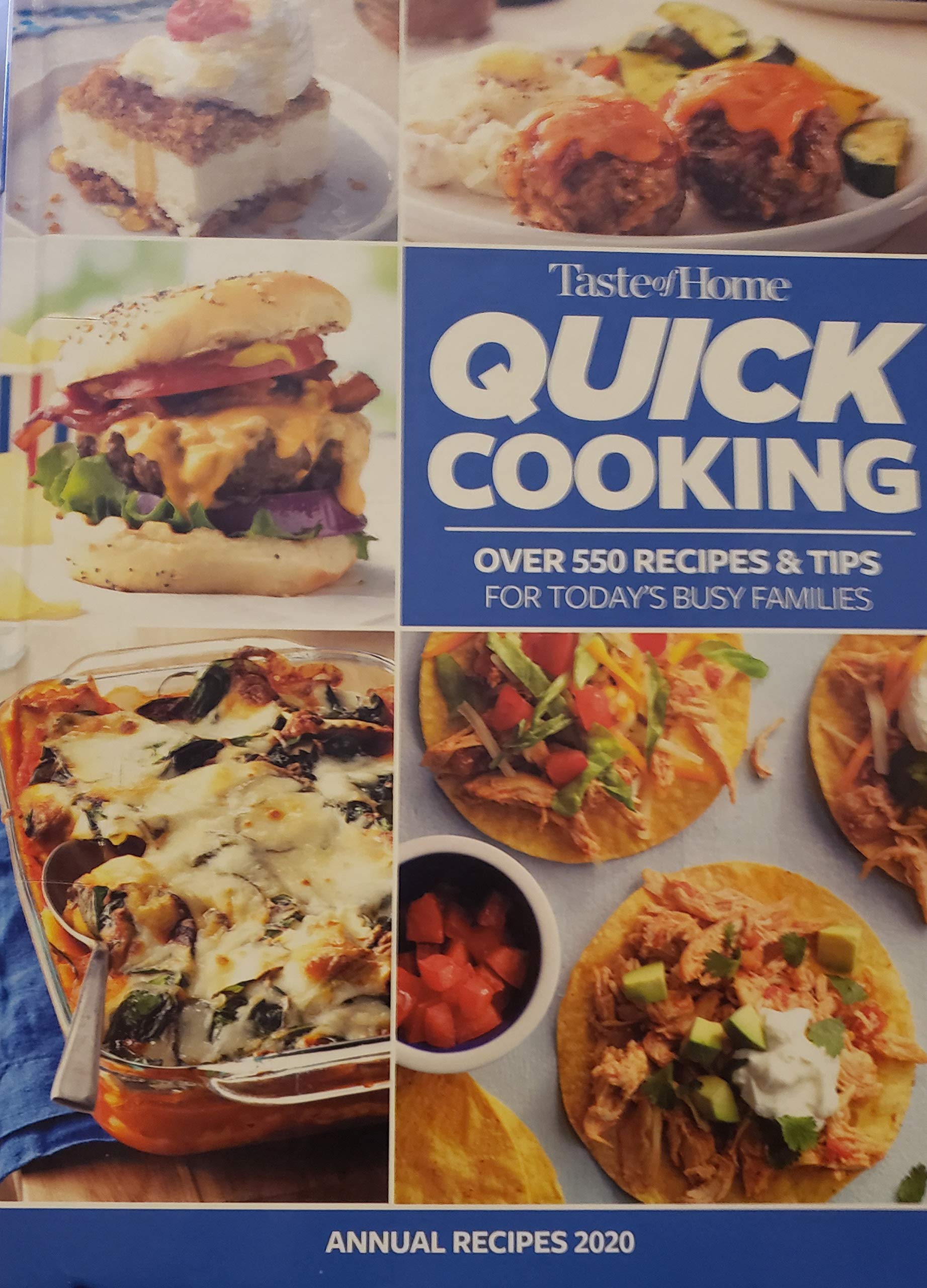 Taste of Home Quick Cooking: Annual Recipes 2020 used book depot