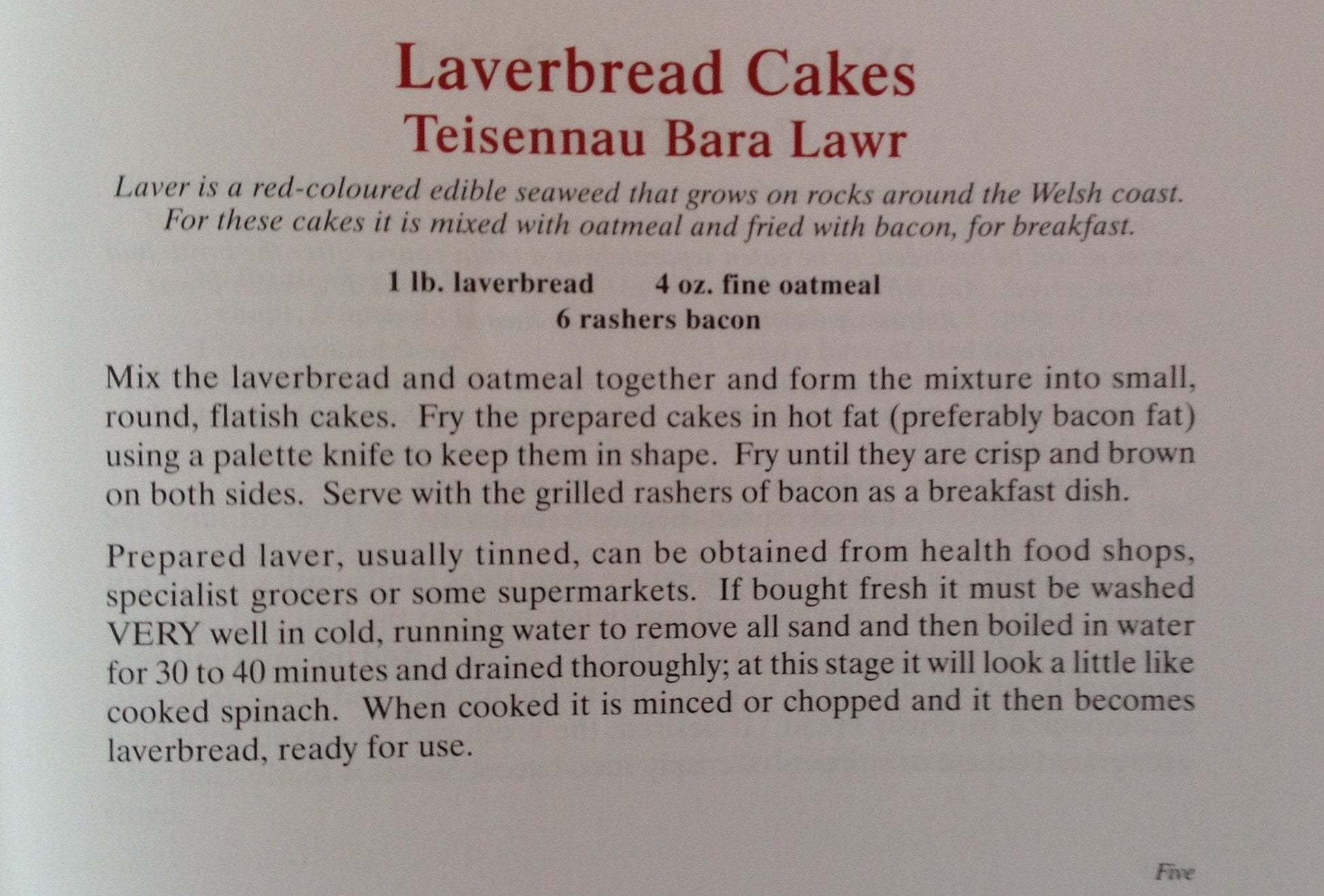 Favourite Welsh Recipes used book depot