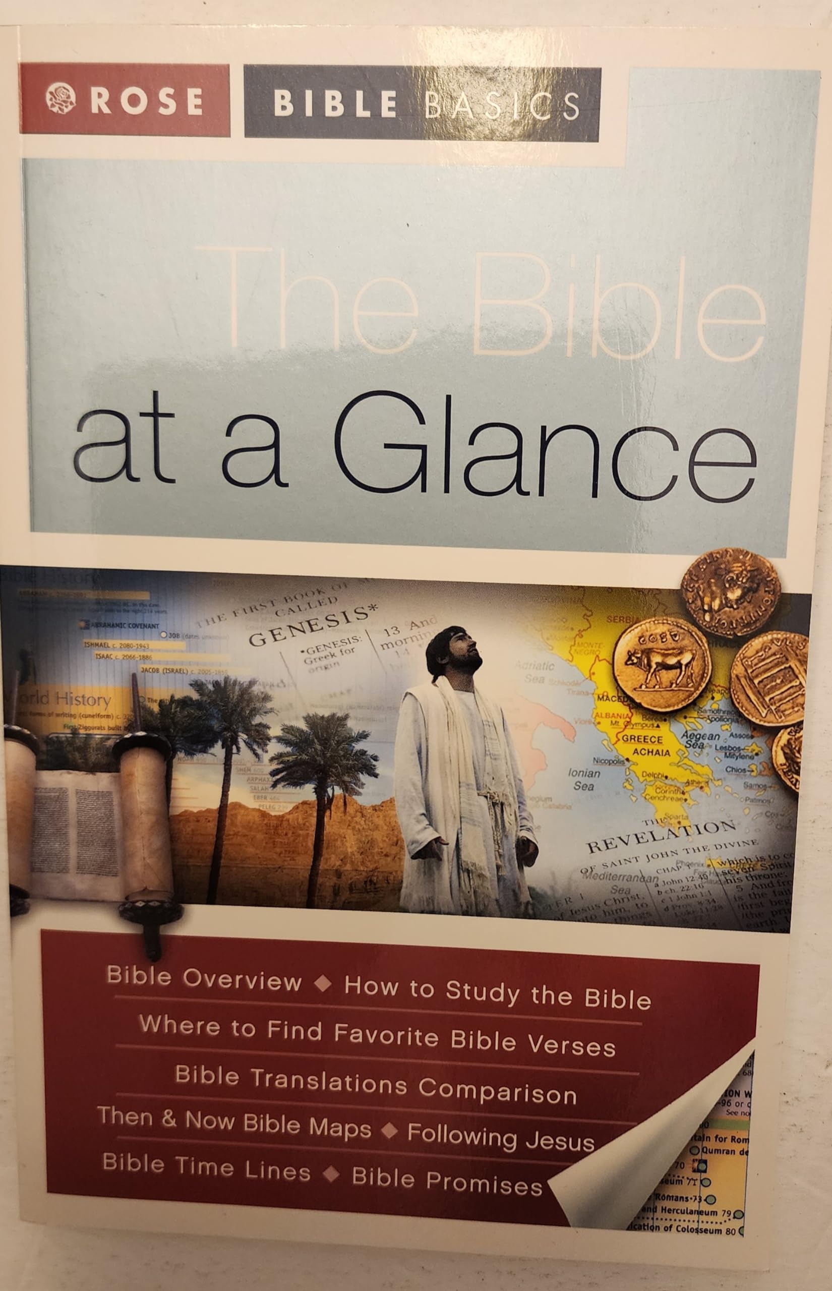 The Bible at a Glance (Rose Bible Basics) used book depot