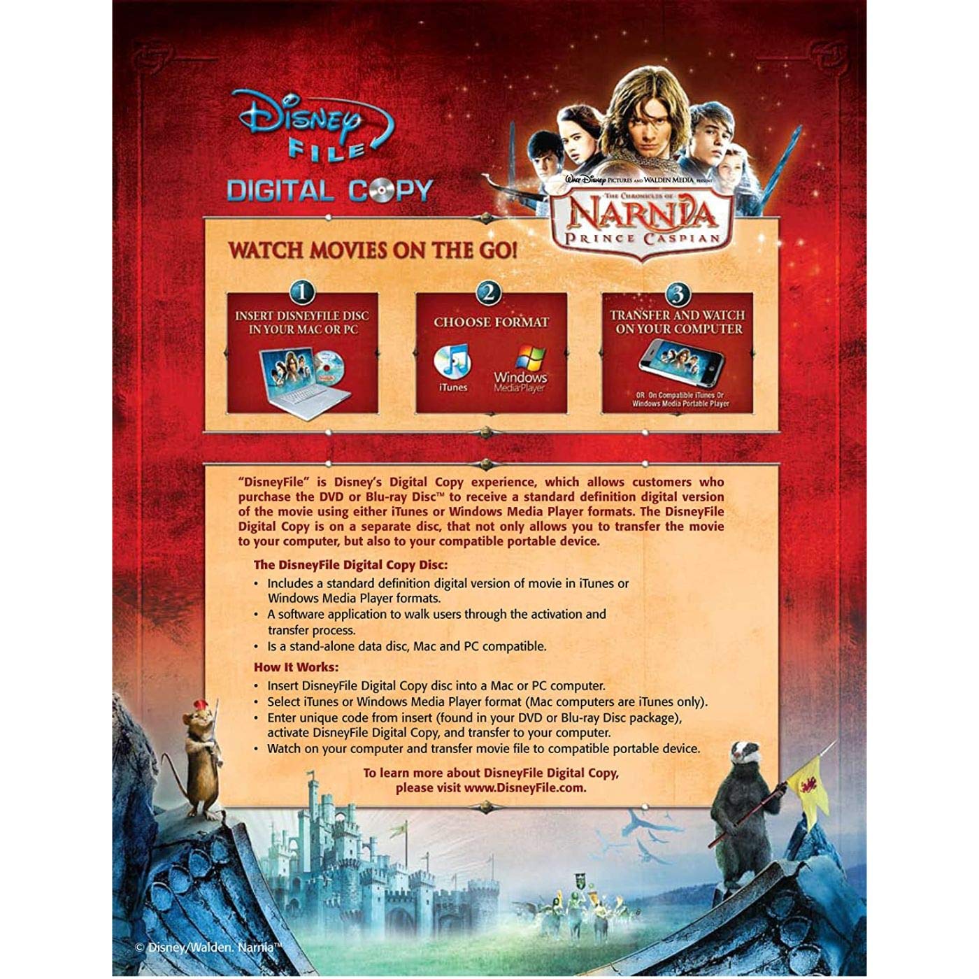 The Chronicles of Narnia: Prince Caspian (Three-Disc Collector's Edition+ Digital Copy and BD Live) [Blu-ray] used book depot