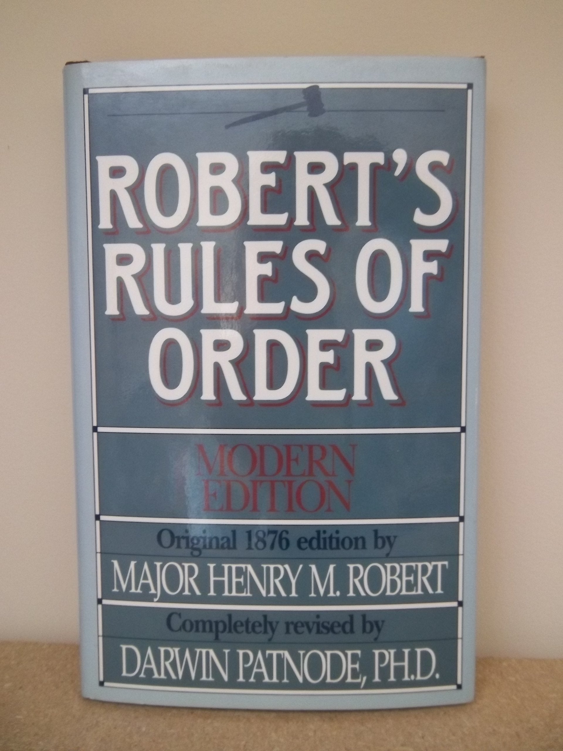 Robert's Rules of Order used book depot