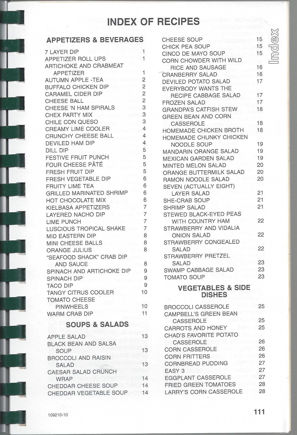 Favorites From Our Table (A Collection of Recipes By Cross City Lions Club - Cross City, Fl)
