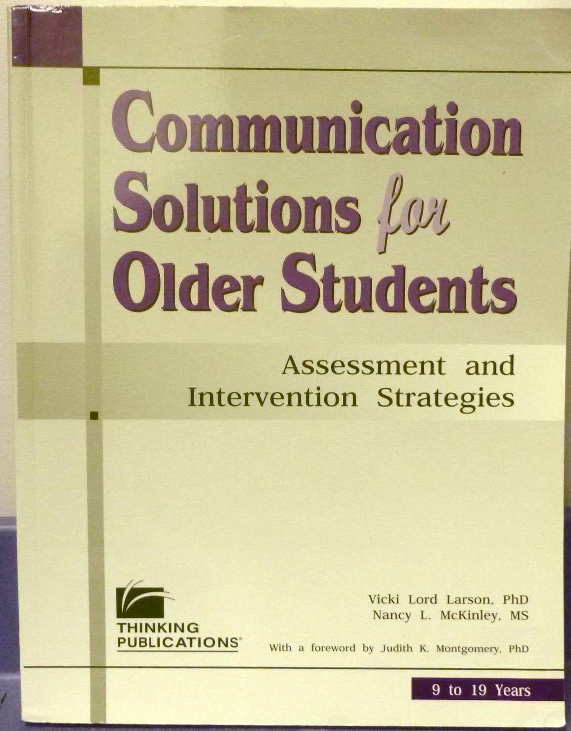 Communication Solutions for Older Students: Assessment and Intervention Strategies used book depot