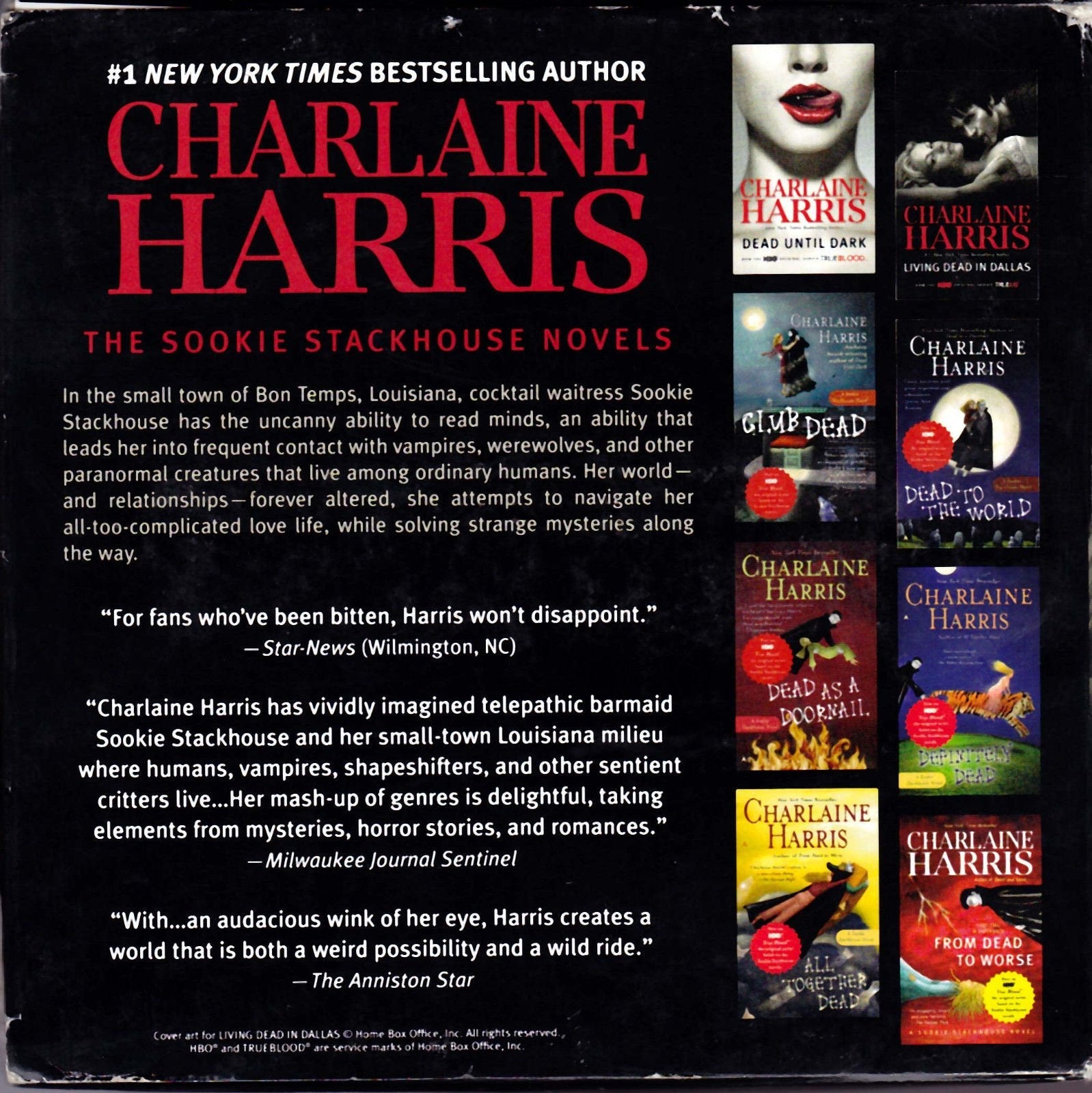 Sookie Stackhouse 8-Copy Boxed Set used book depot