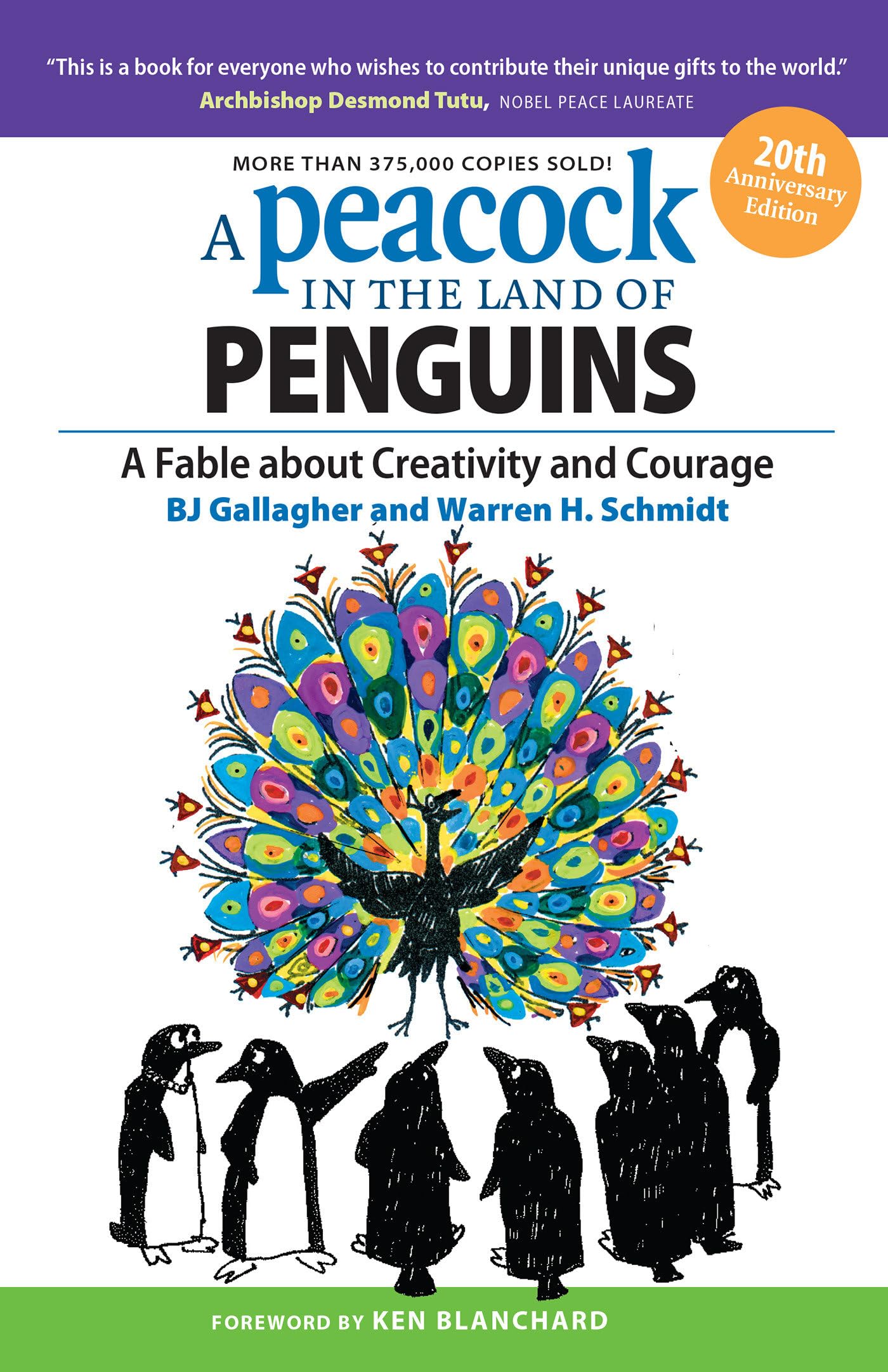 A Peacock in the Land of Penguins: A Fable about Creativity and Courage used book depot