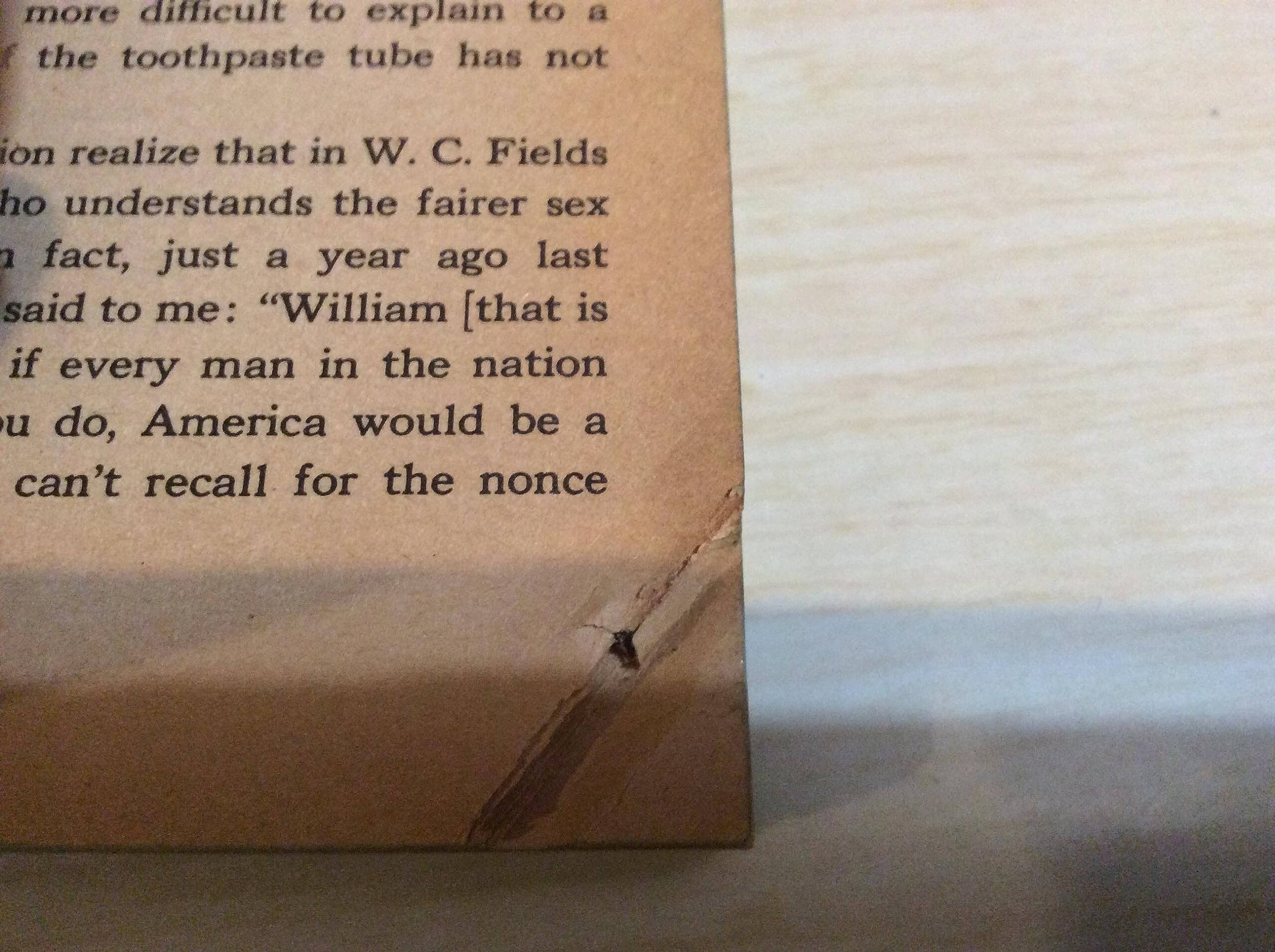 Fields for President used book depot