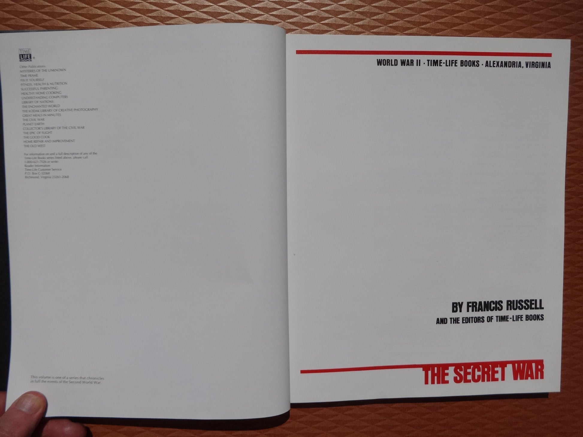 The Secret War used book depot