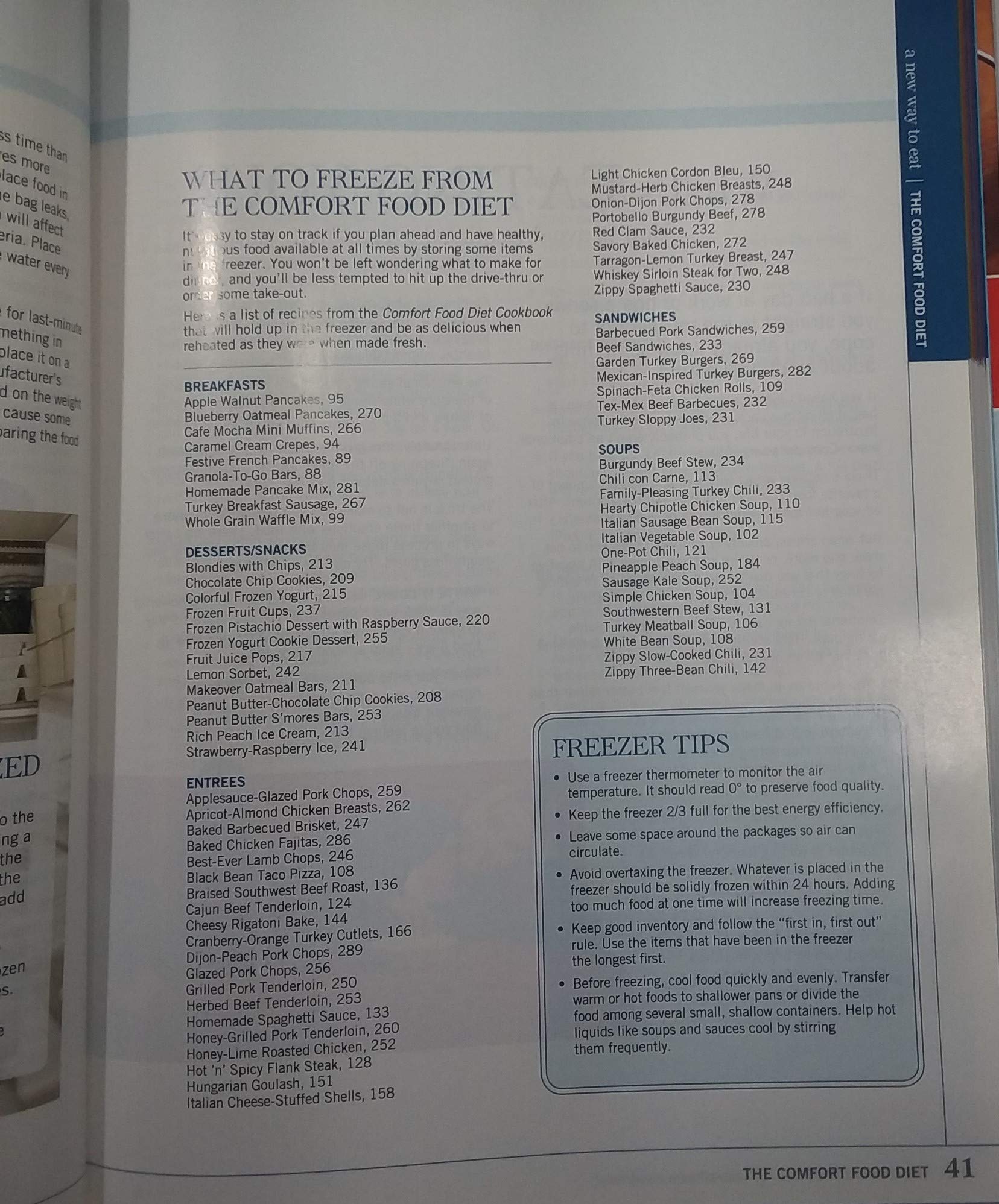 Taste of Home 2012 Comfort Food Diet Cookbook used book depot