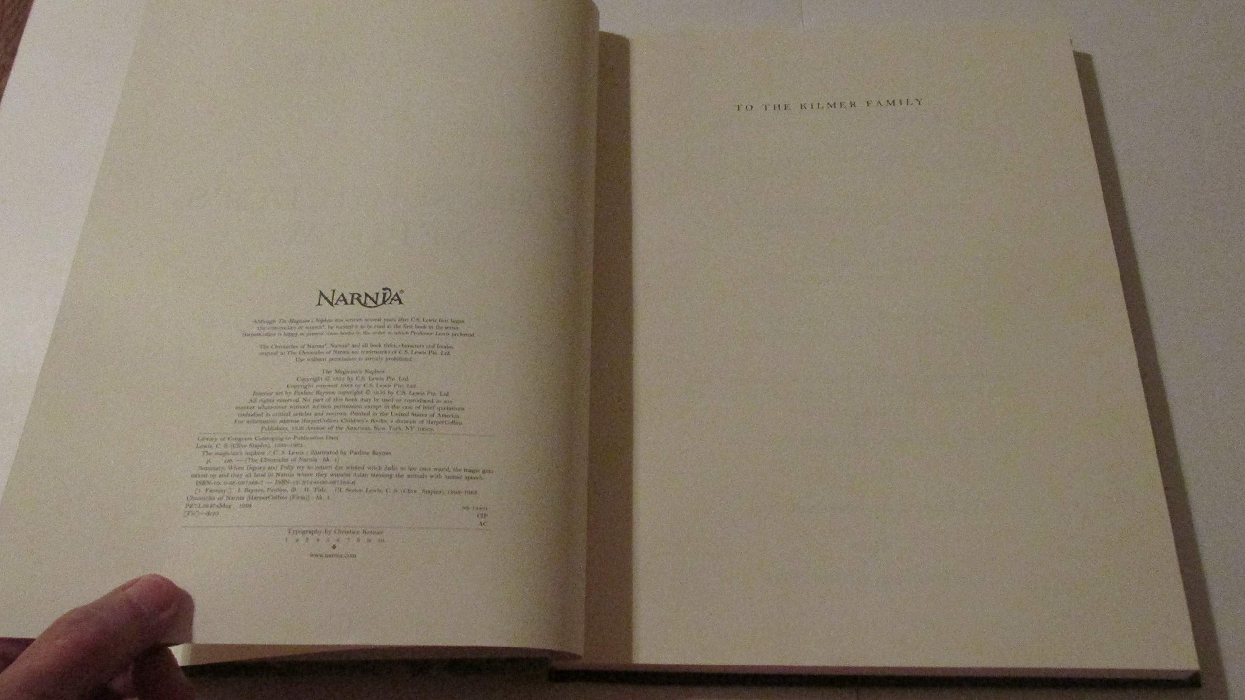 The Magician's Nephew Read-Aloud Edition (Narnia) used book depot