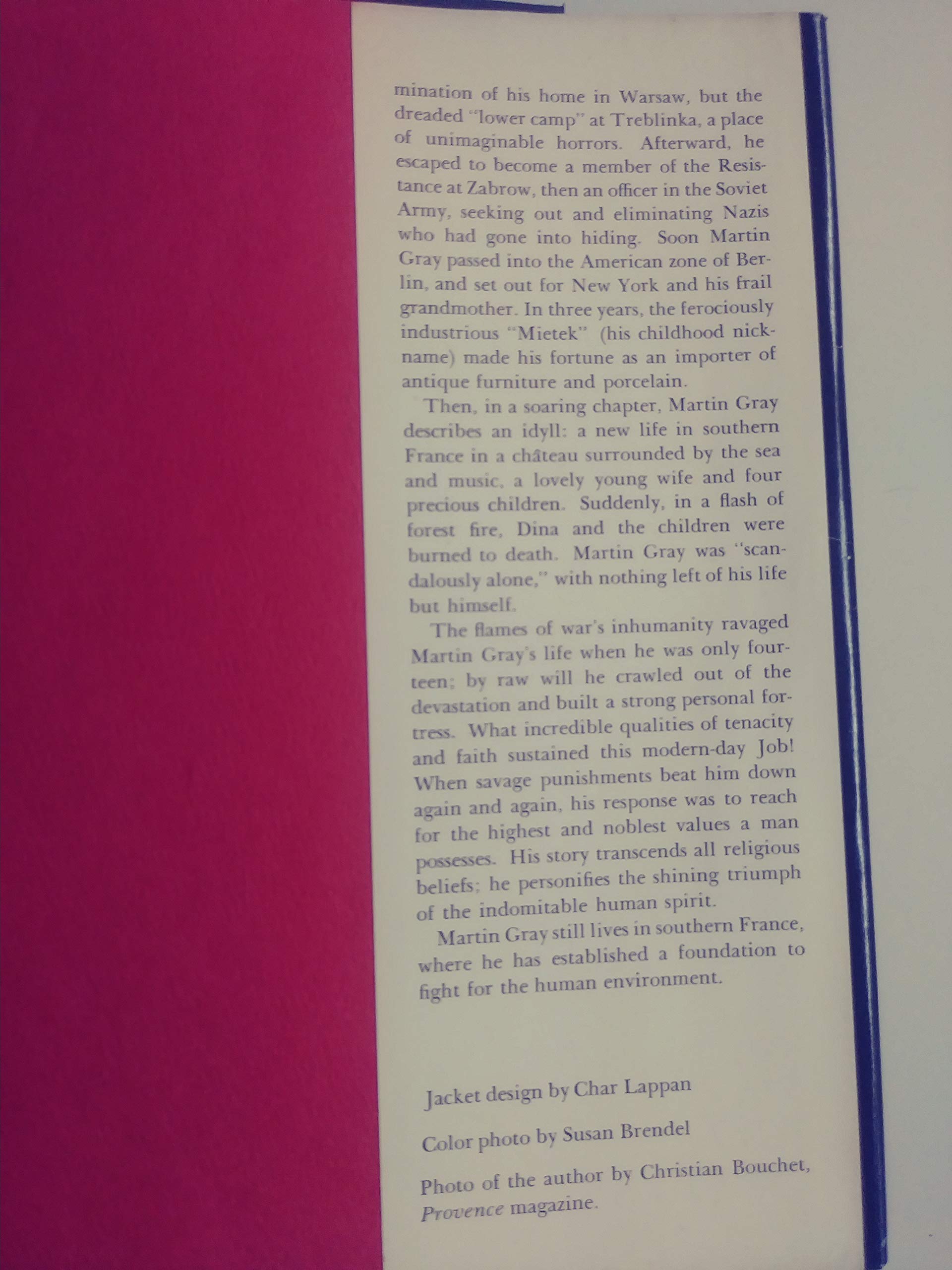 FOR THOSE I LOVED. Translated from the French by Anthony White. Foreword by David Douglas Duncan. used book depot