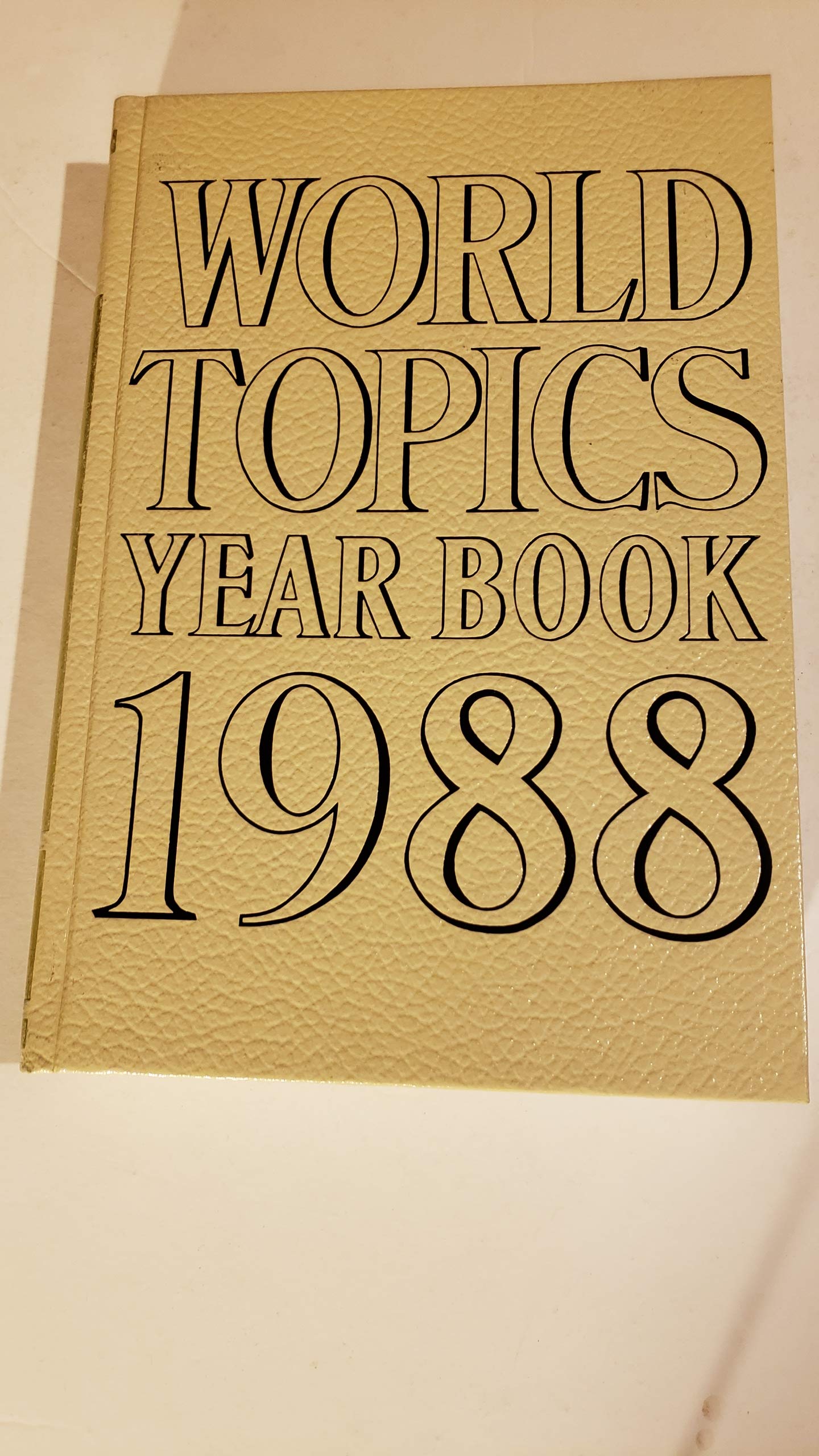 World Topics Year Book 1988 used book depot
