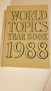 World Topics Year Book 1988 used book depot