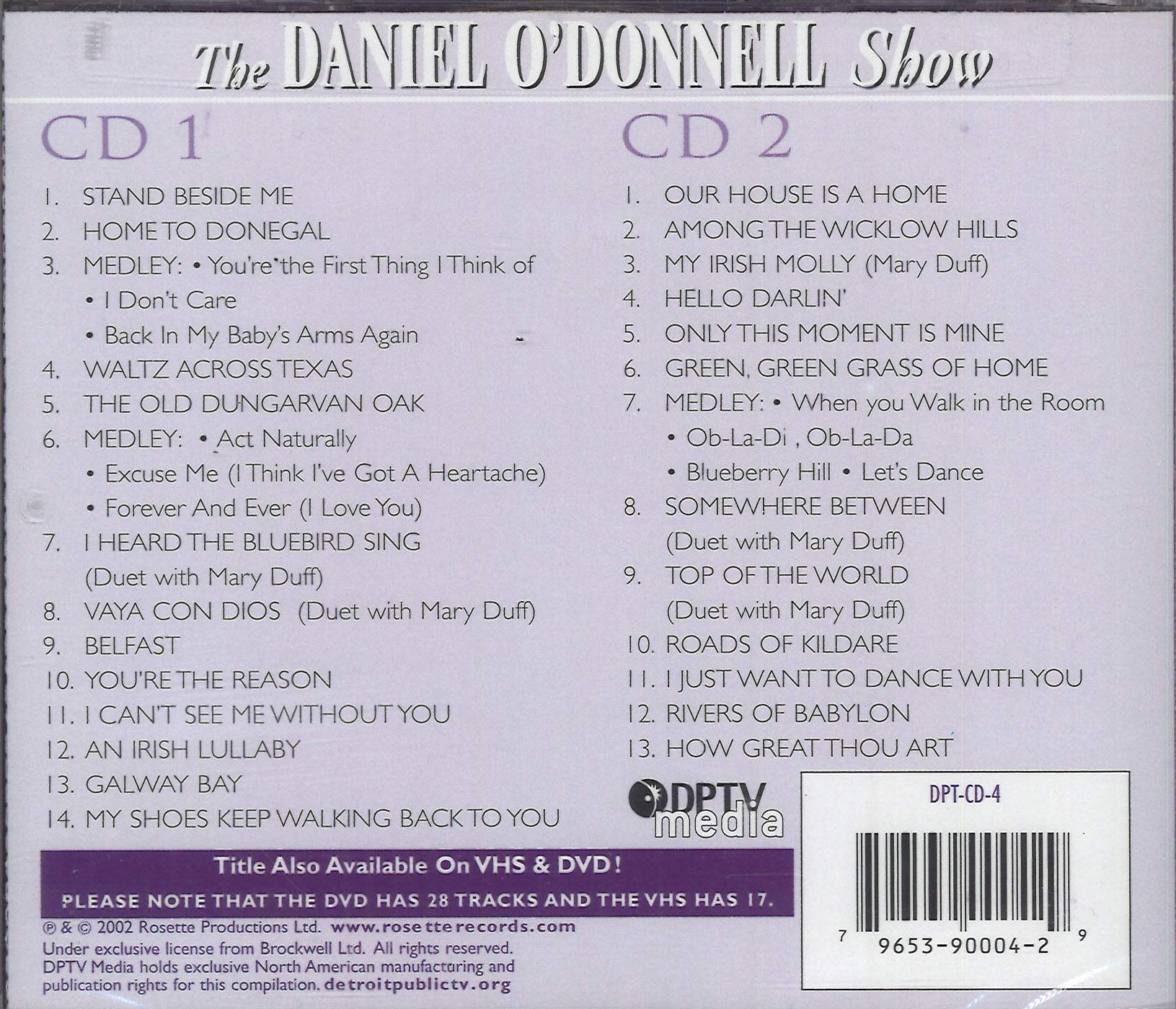 The Daniel O'Donnell Show used book depot