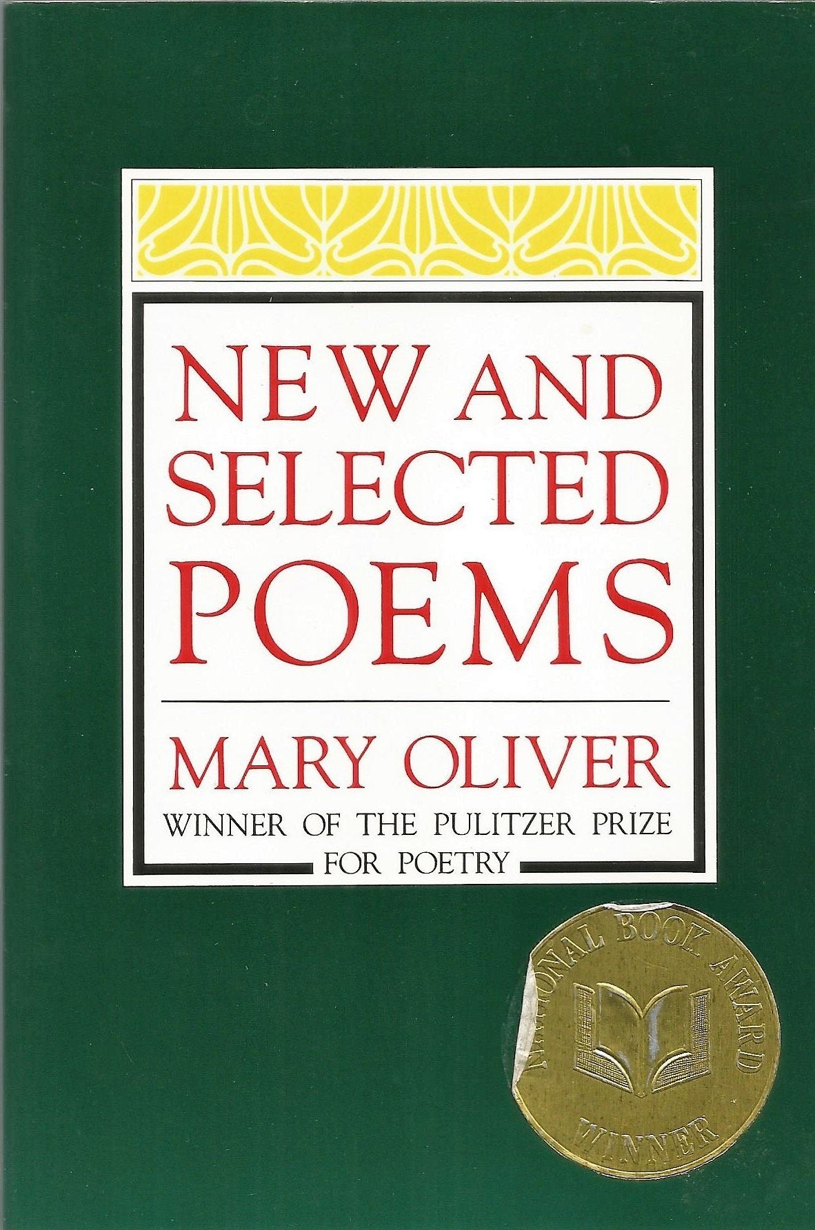 New and Selected Poems used book depot