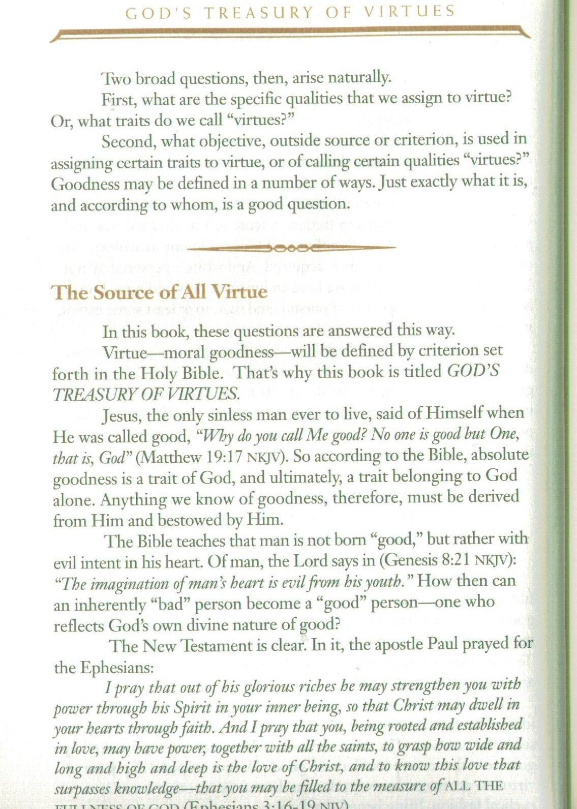 God's Treasury of Virtues used book depot