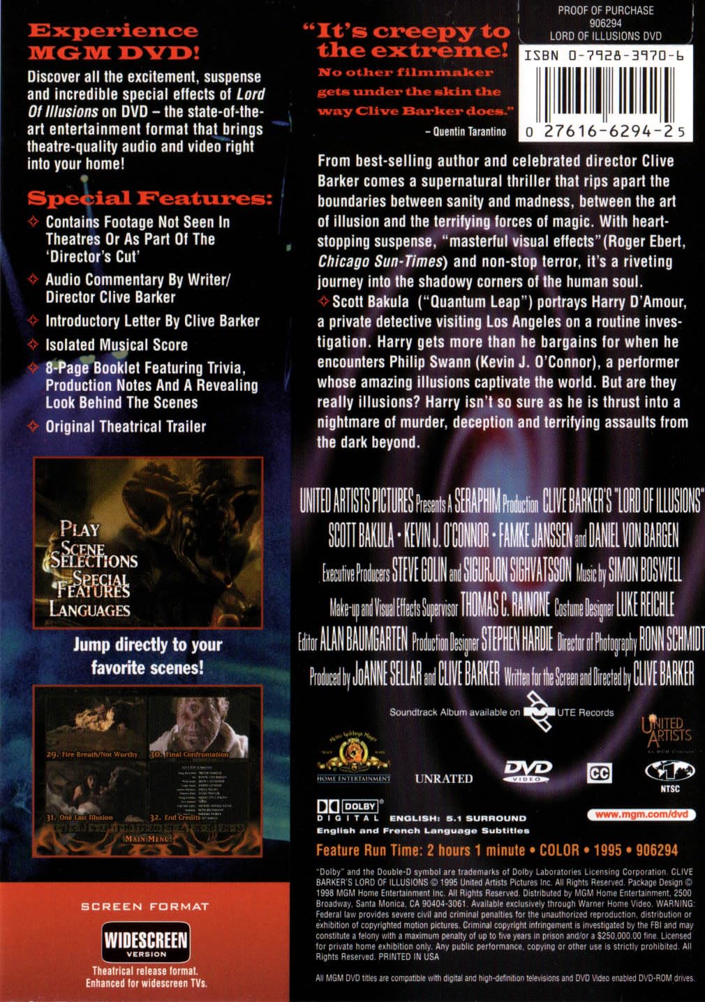 Lord of Illusions [DVD] used book depot