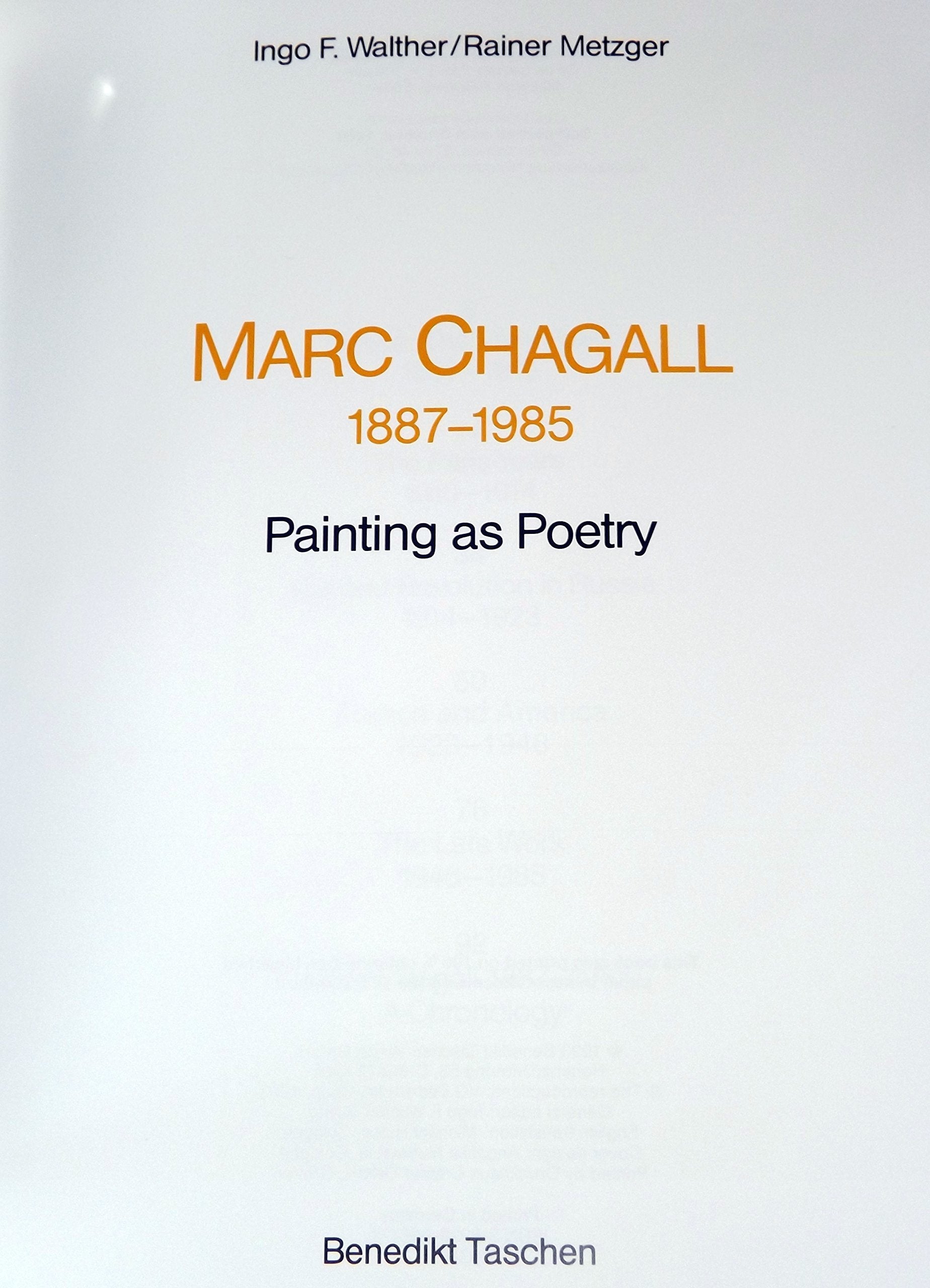 Marc Chagall 1887-1985: Painting As Poetry used book depot