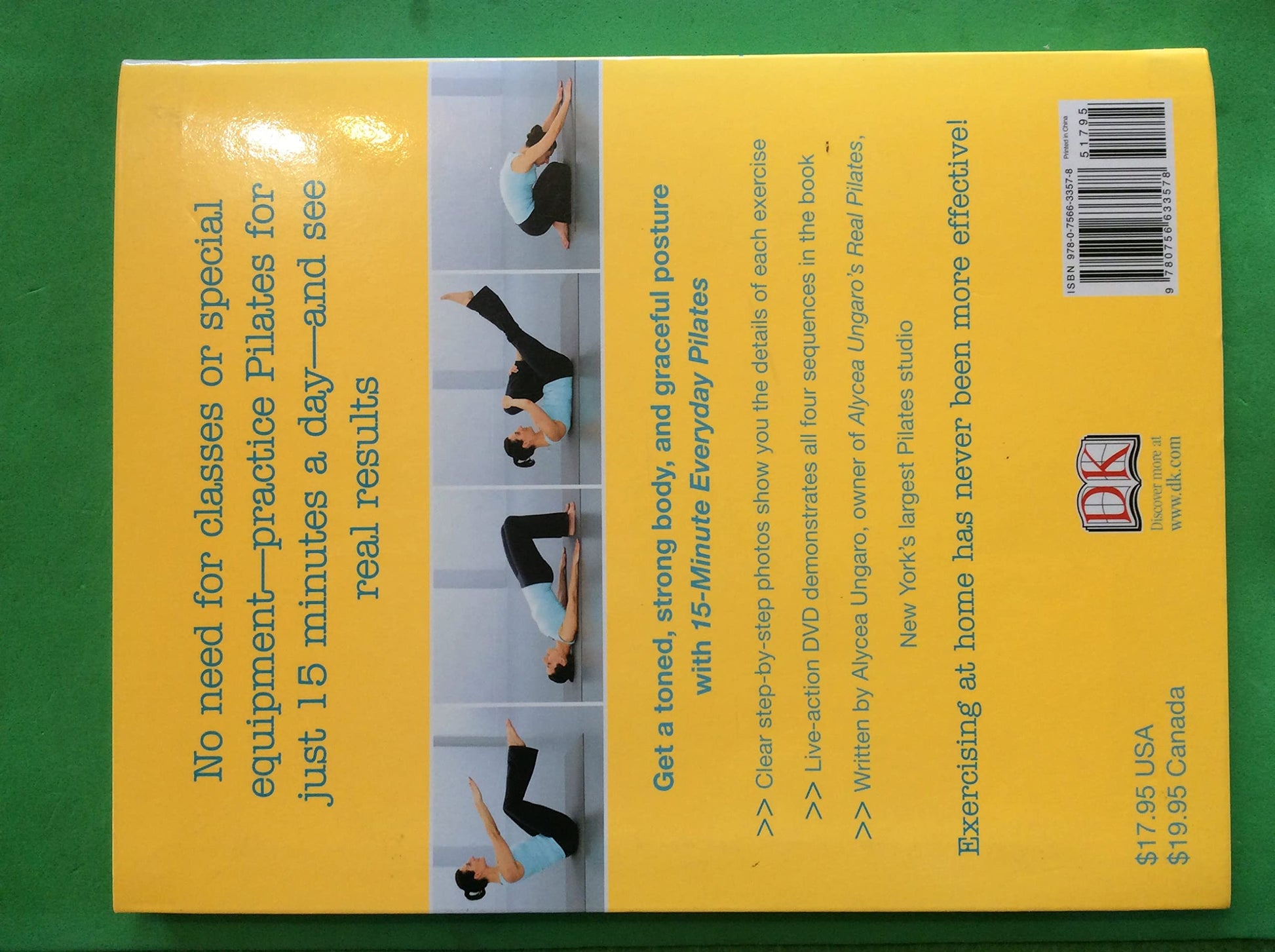15 Minute Everyday Pilates (Book and DVD) used book depot