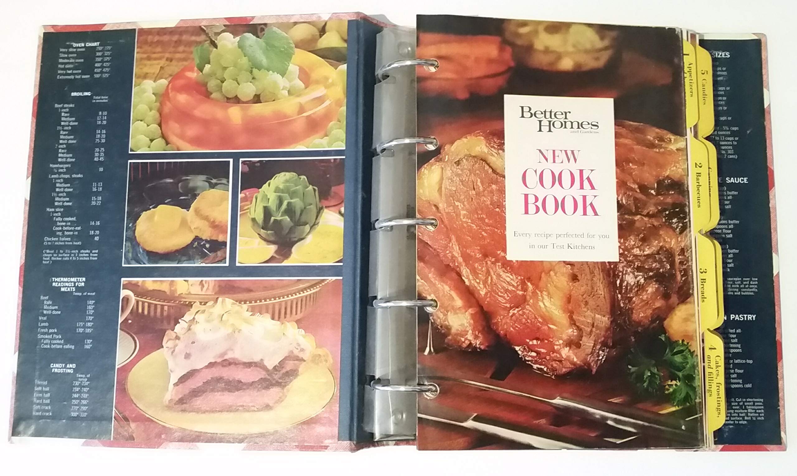 Better Homes And Gardens New Cook Book: Five -5- Ring Binder - 1968 Edition used book depot