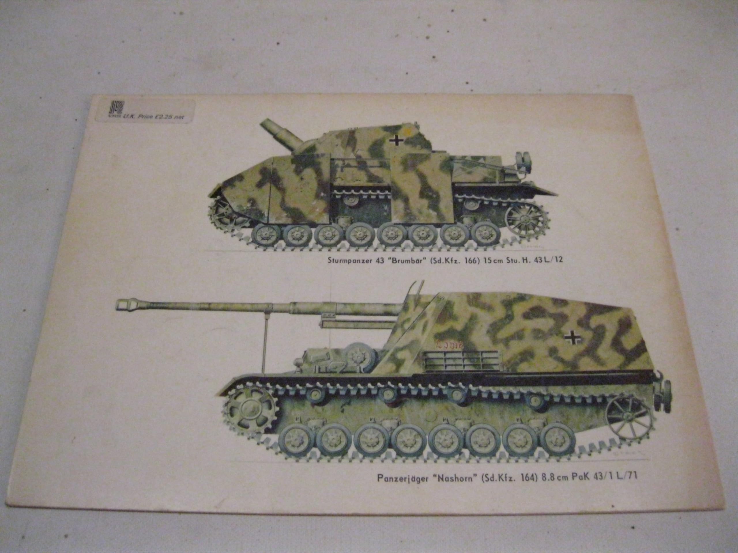 Nashorn, Hummel, Brumbar in Action - Armor No. 5 used book depot