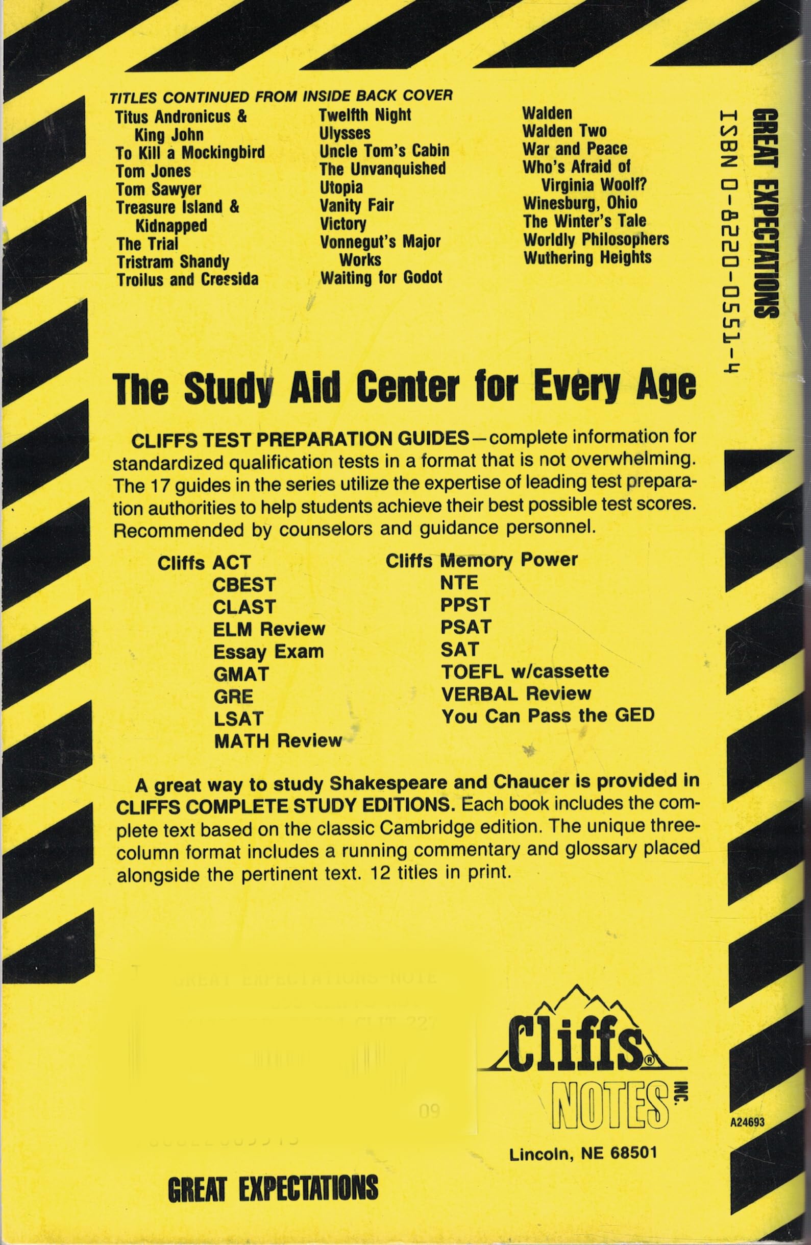 Dickens' Great Expectations (Cliffs Notes)